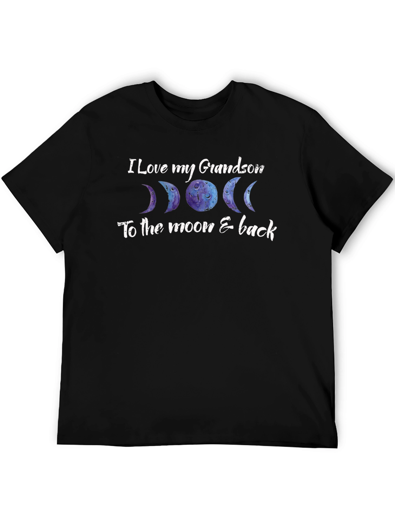 I Love My Grandson Moon Phases T-Shirt