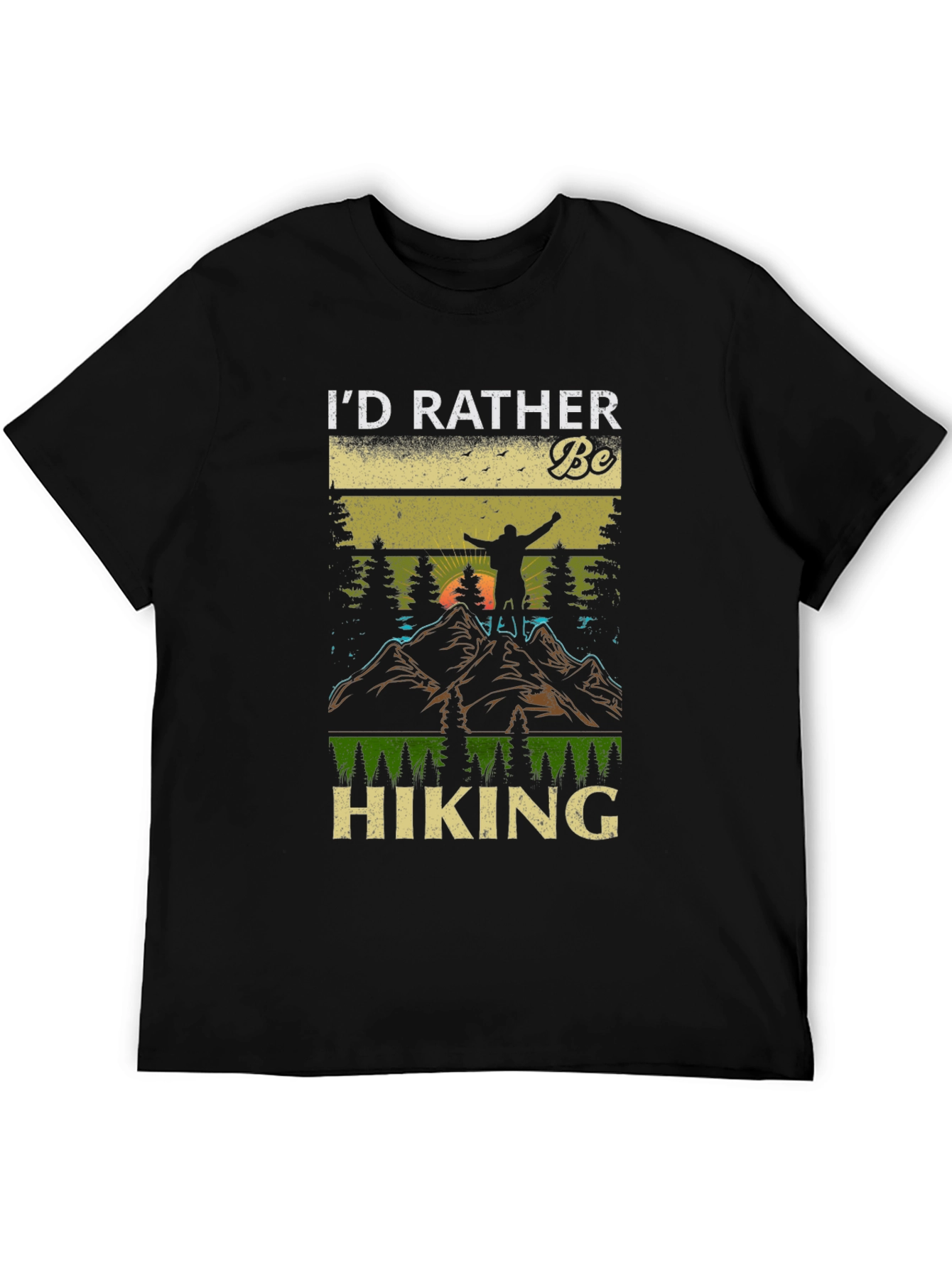 Id Rather Be Hiking T-Shirt - Nature Lover Tee