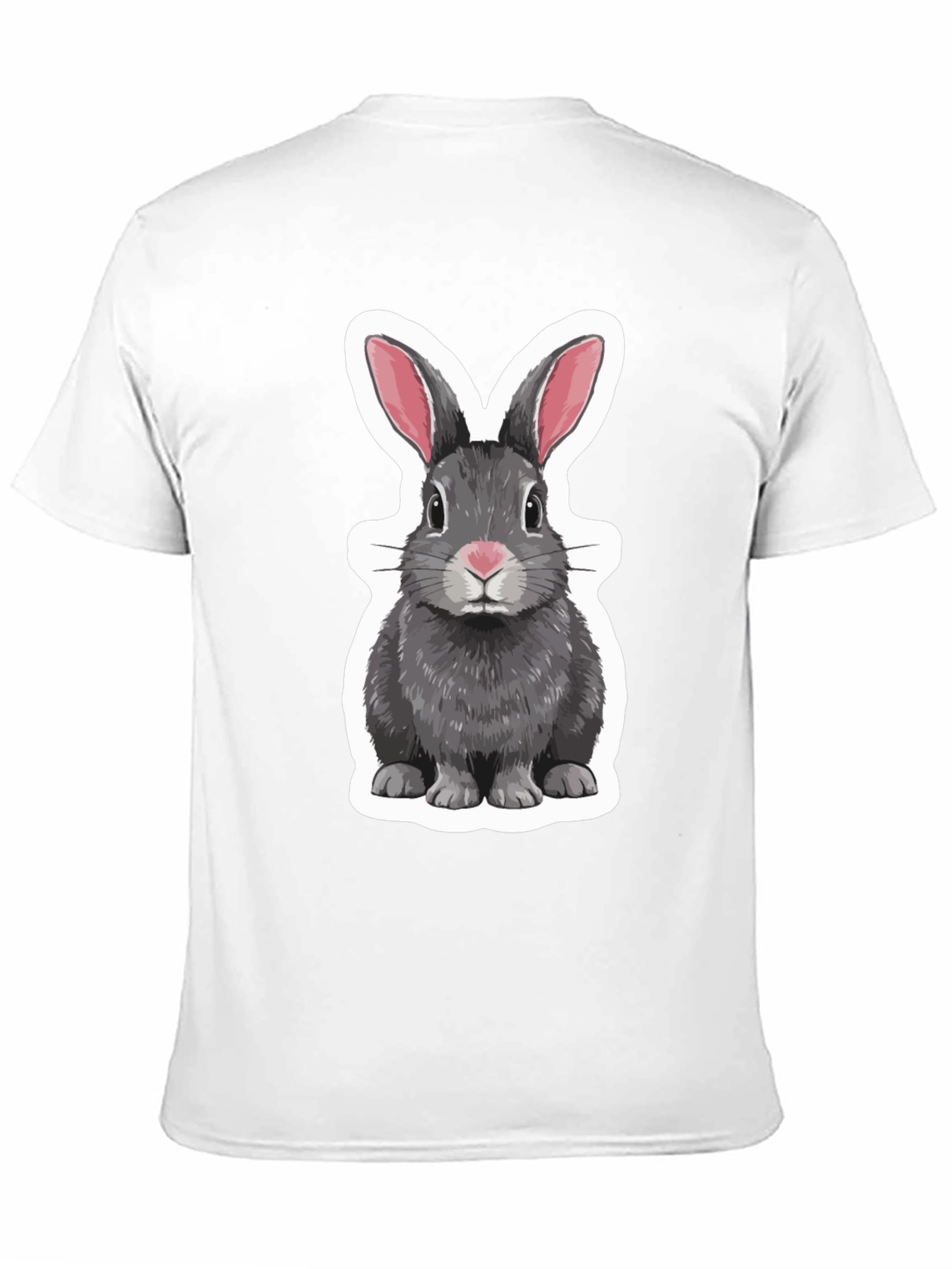 Rabbit Graphic T-Shirt - Cute Bunny Tee
