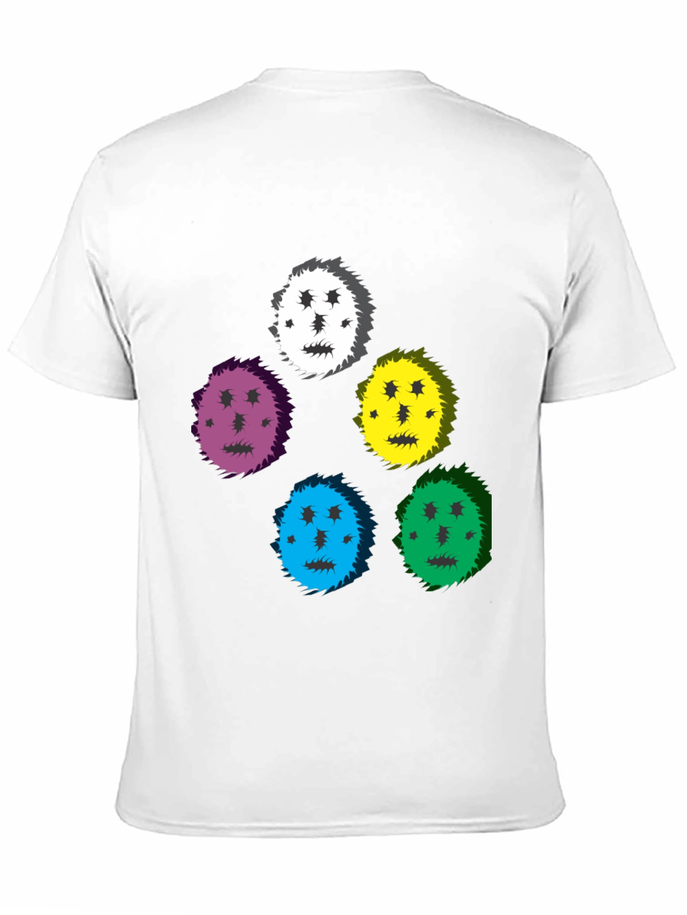 Funky Faces Black T-Shirt