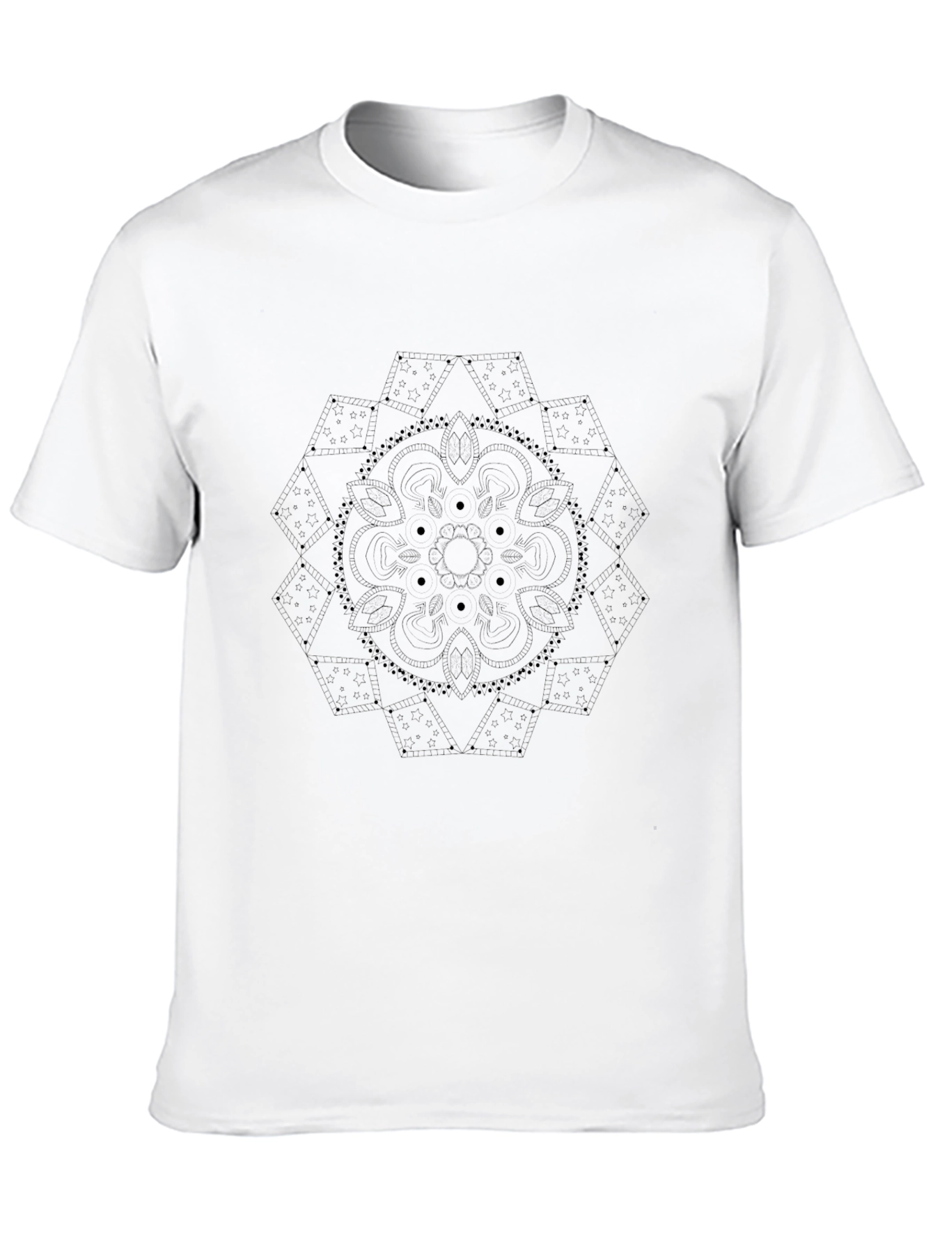 Black Graphic Print Tee