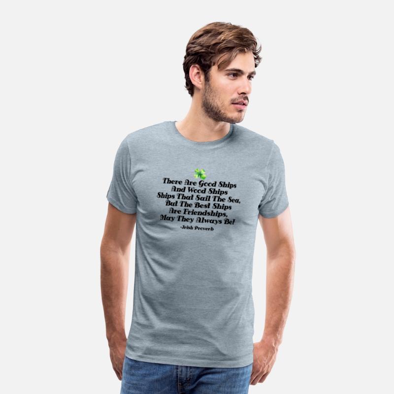 Irish Blessing FRIENDSHIP QUOTE GOOD SHIPS clover