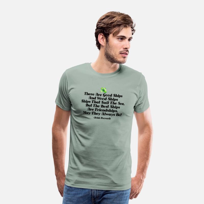 Irish Blessing FRIENDSHIP QUOTE GOOD SHIPS clover