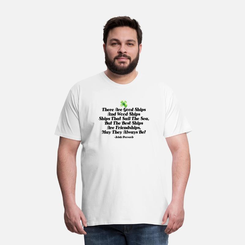 Irish Blessing FRIENDSHIP QUOTE GOOD SHIPS clover