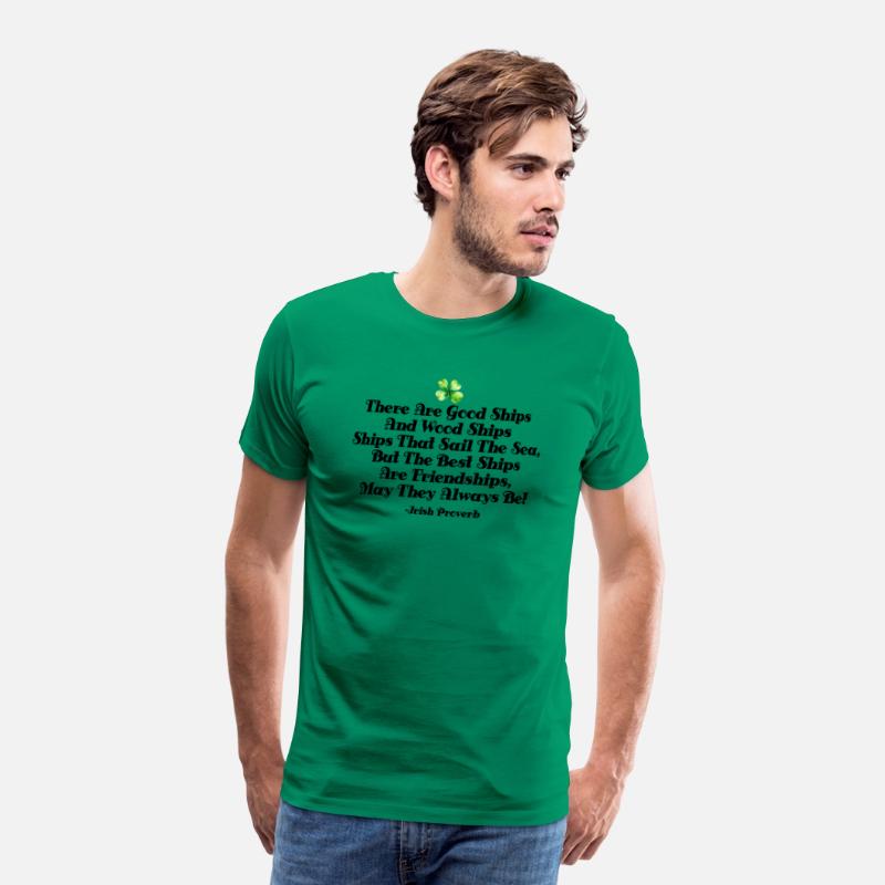 Irish Blessing FRIENDSHIP QUOTE GOOD SHIPS clover