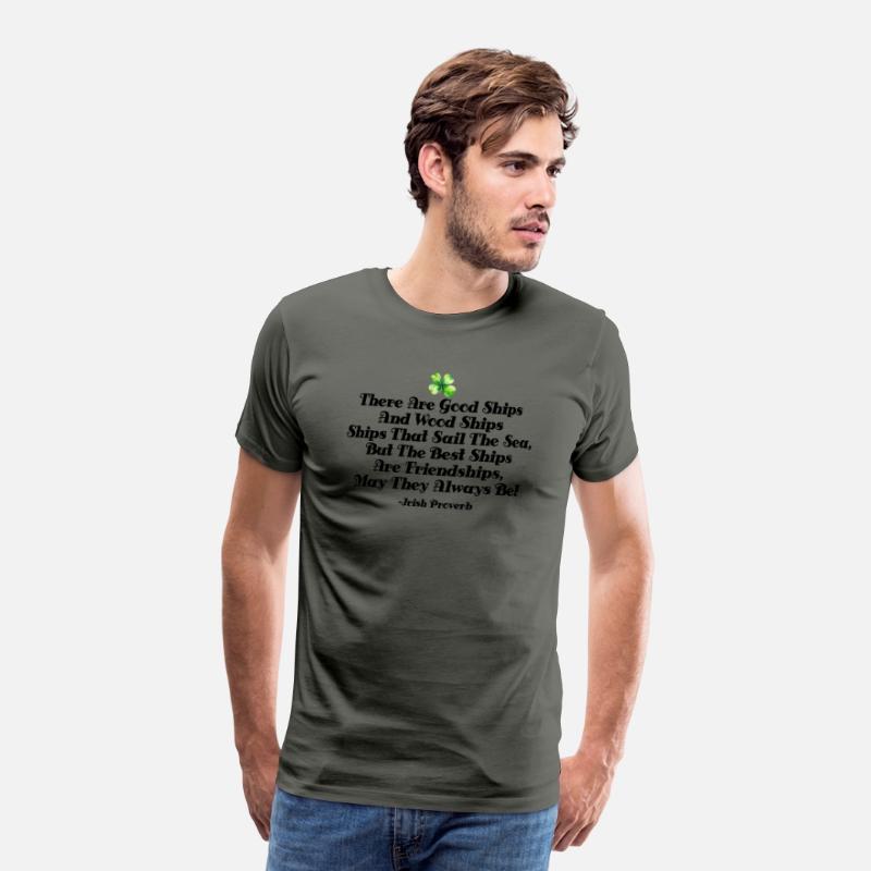 Irish Blessing FRIENDSHIP QUOTE GOOD SHIPS clover