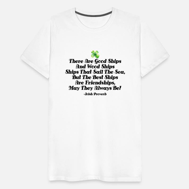 Irish Blessing FRIENDSHIP QUOTE GOOD SHIPS clover