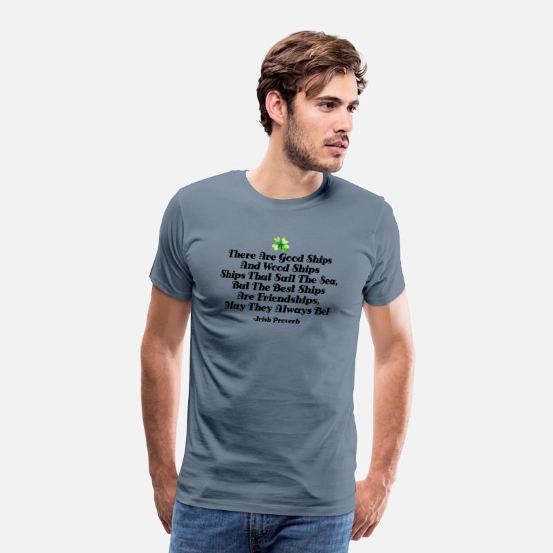 Irish Blessing FRIENDSHIP QUOTE GOOD SHIPS clover