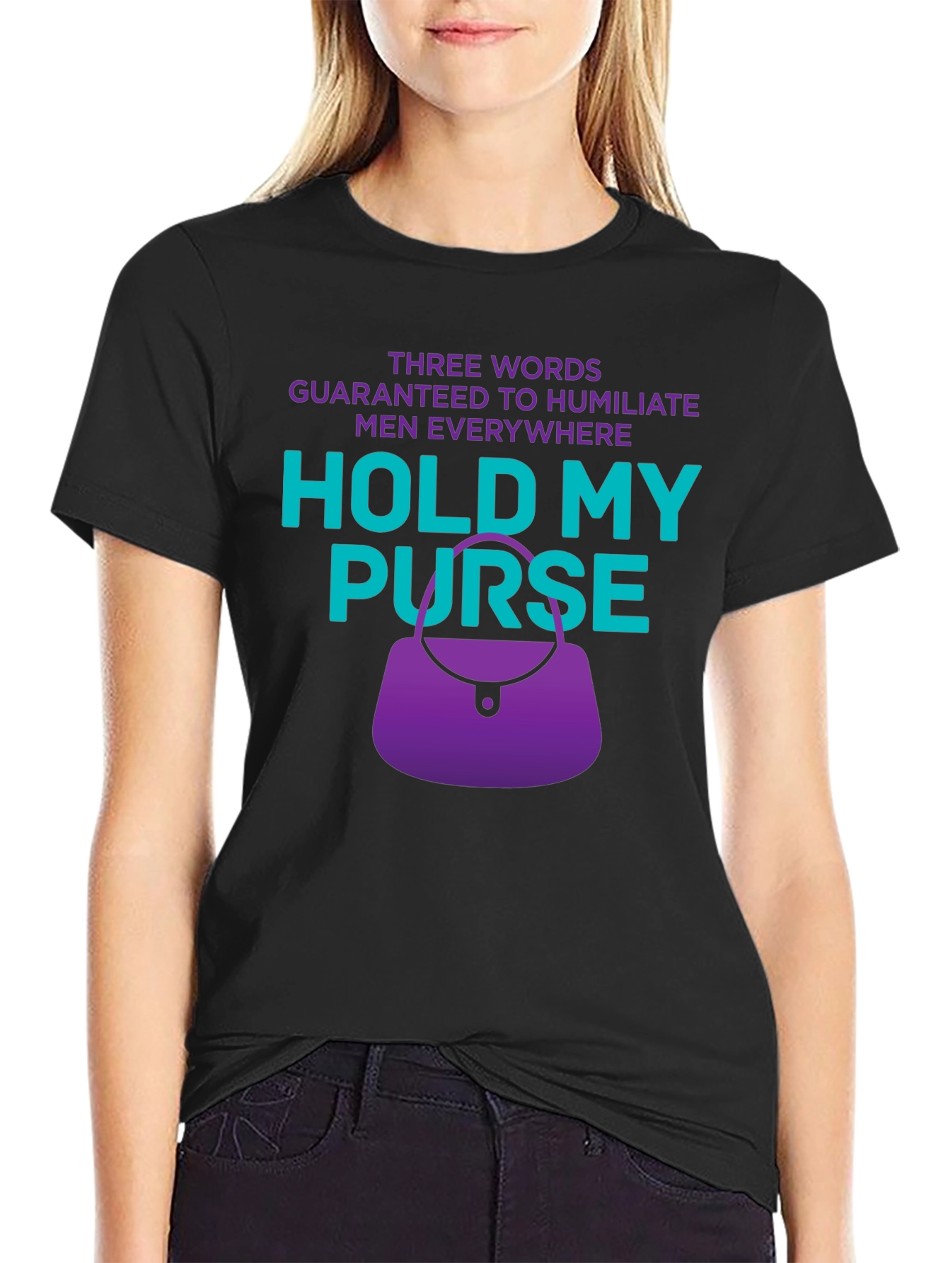 Humiliate Men T-Shirt - Hold My Purse