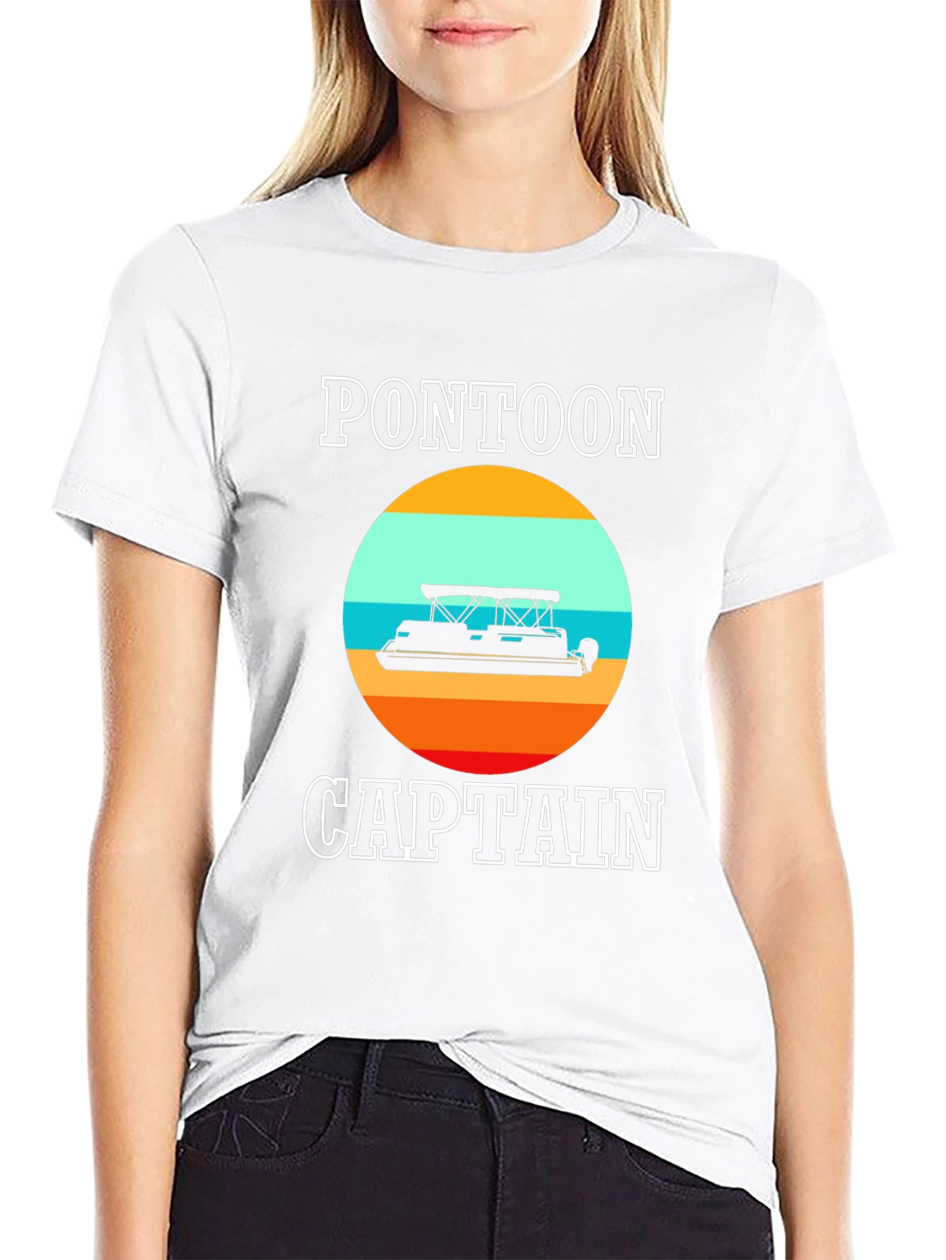 Pontoon Captain T-Shirt - Boating Apparel