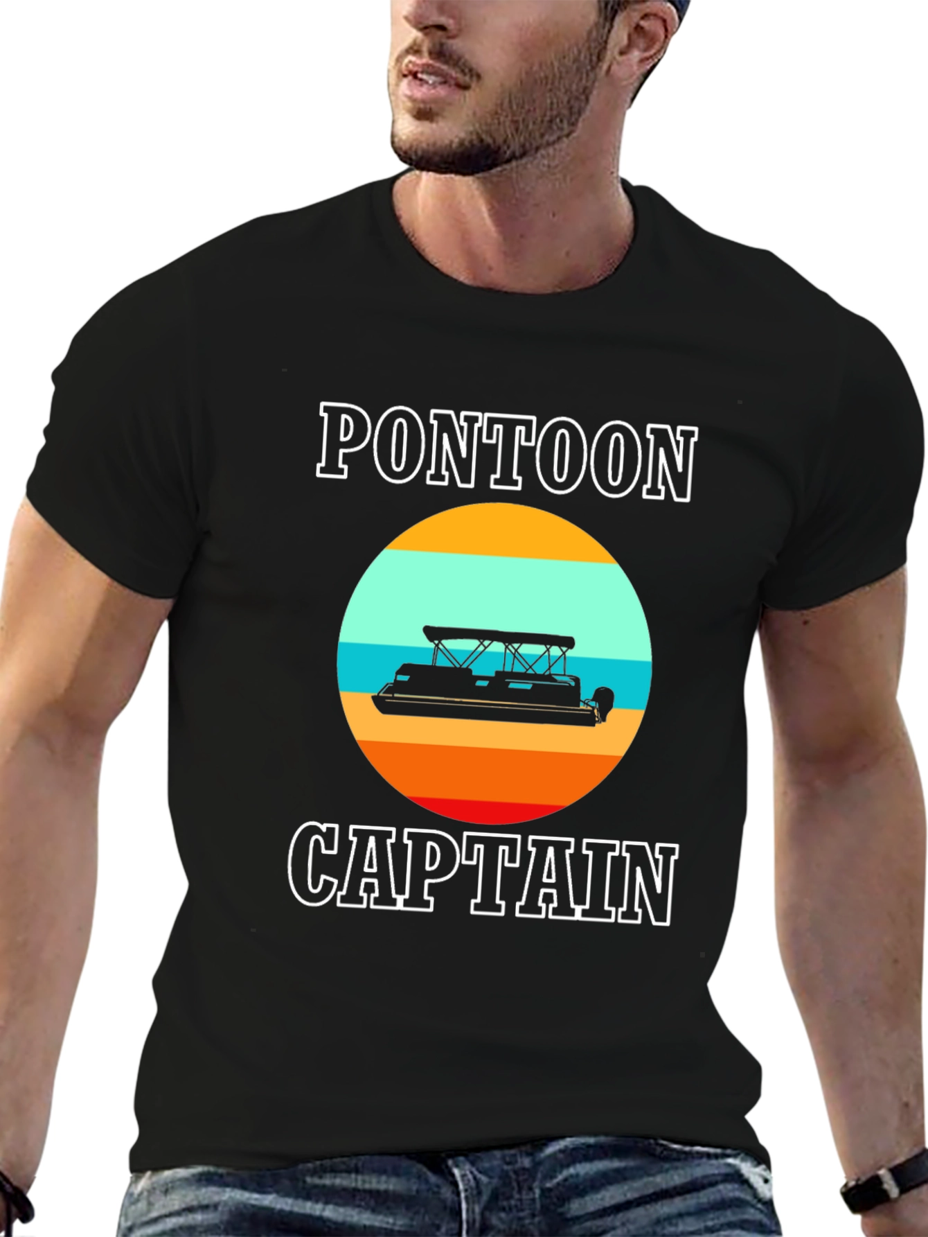 Pontoon Captain T-Shirt - Boating Apparel