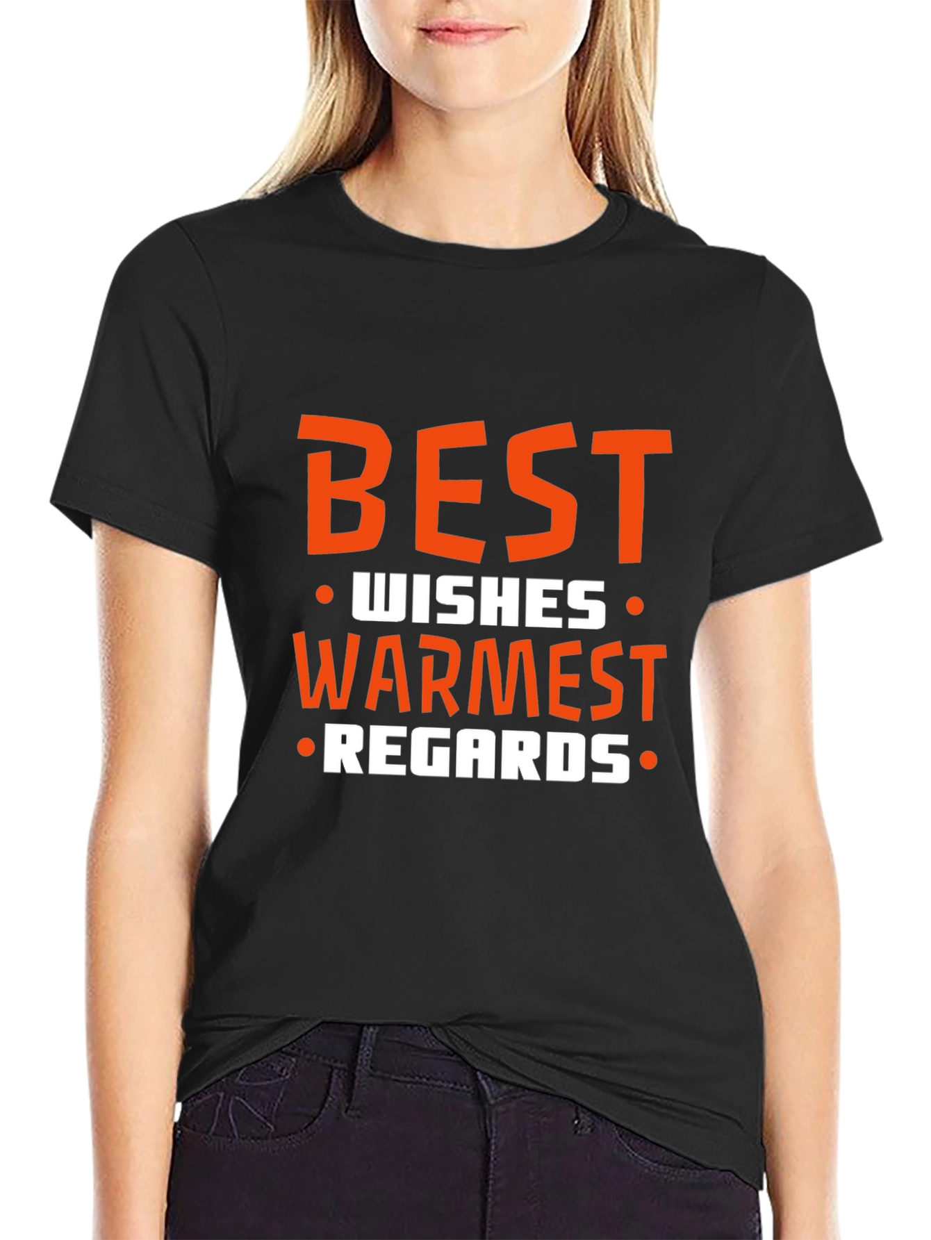 Best Wishes Graphic T-Shirt - Soft Cotton Blend