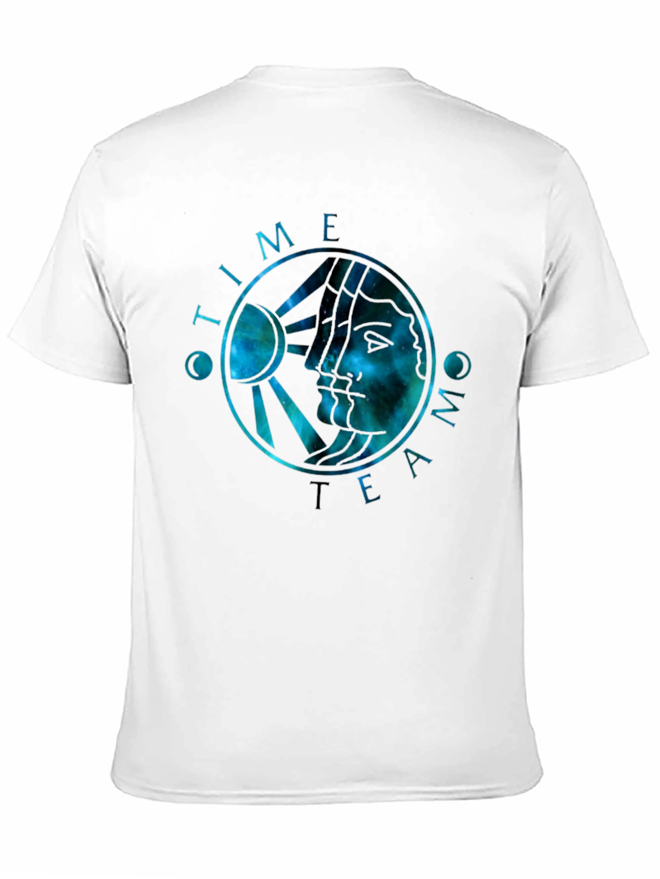 Time Team Galaxy Graphic Black T-Shirt