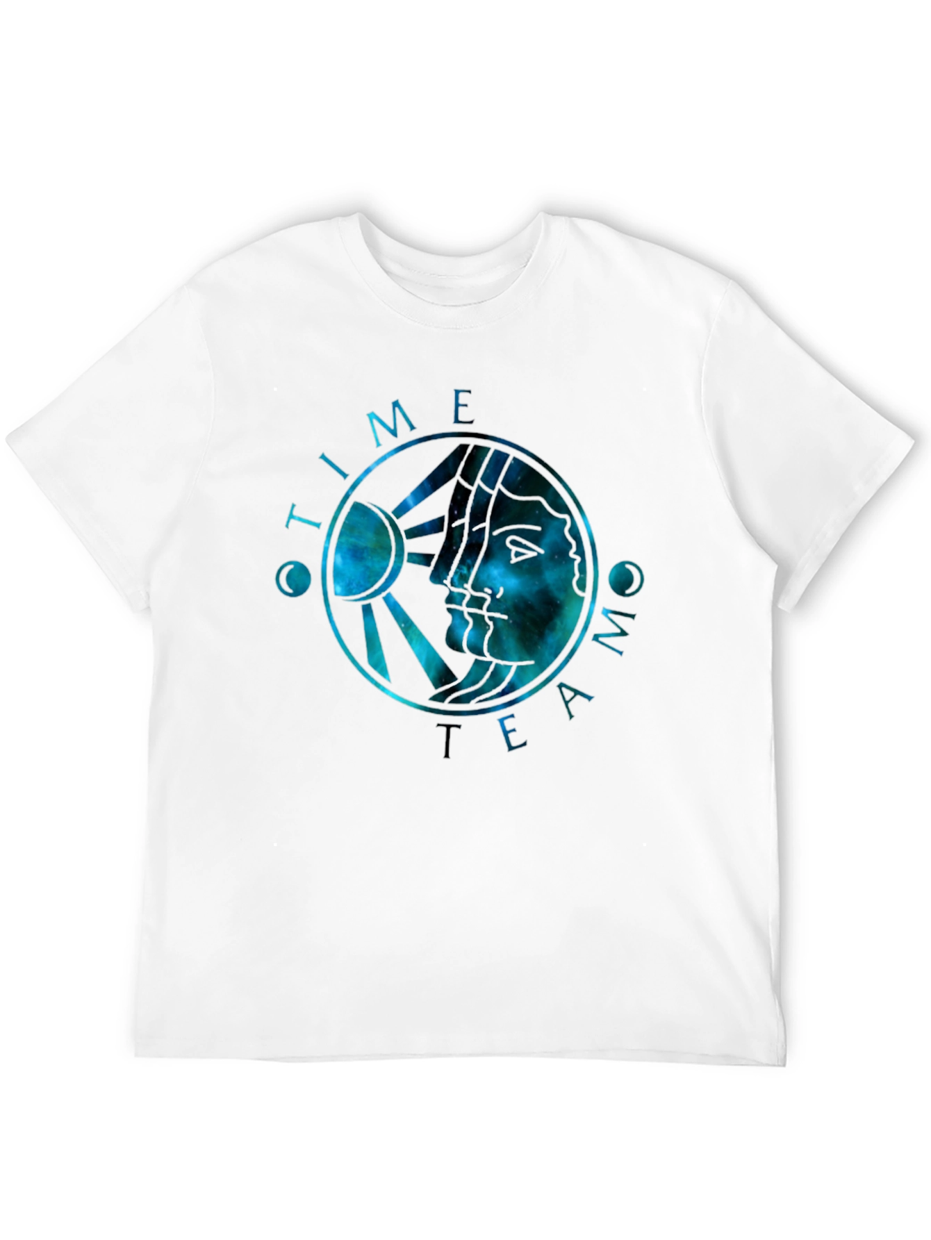 Time Team Galaxy Graphic Black T-Shirt