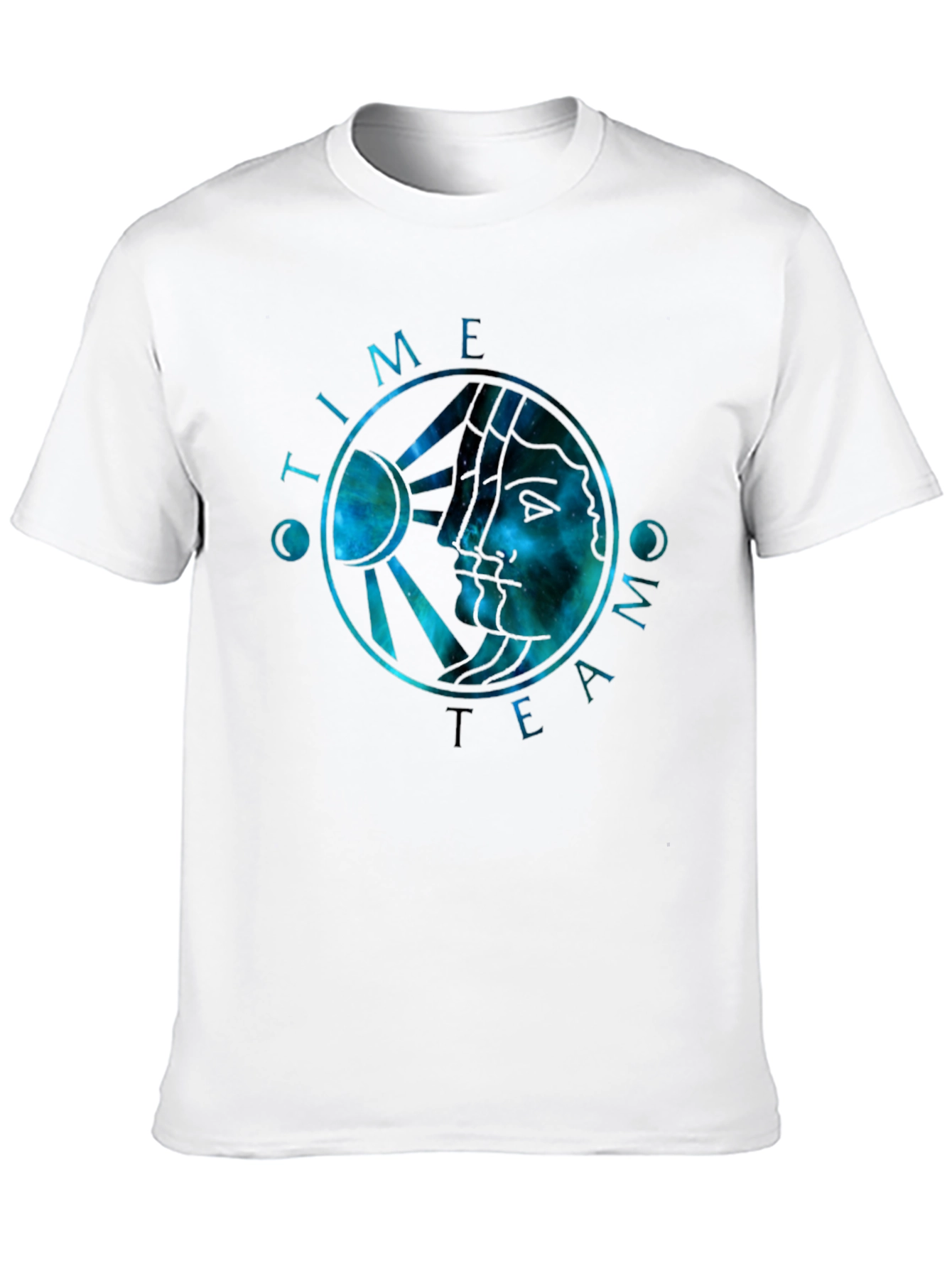 Time Team Galaxy Graphic Black T-Shirt