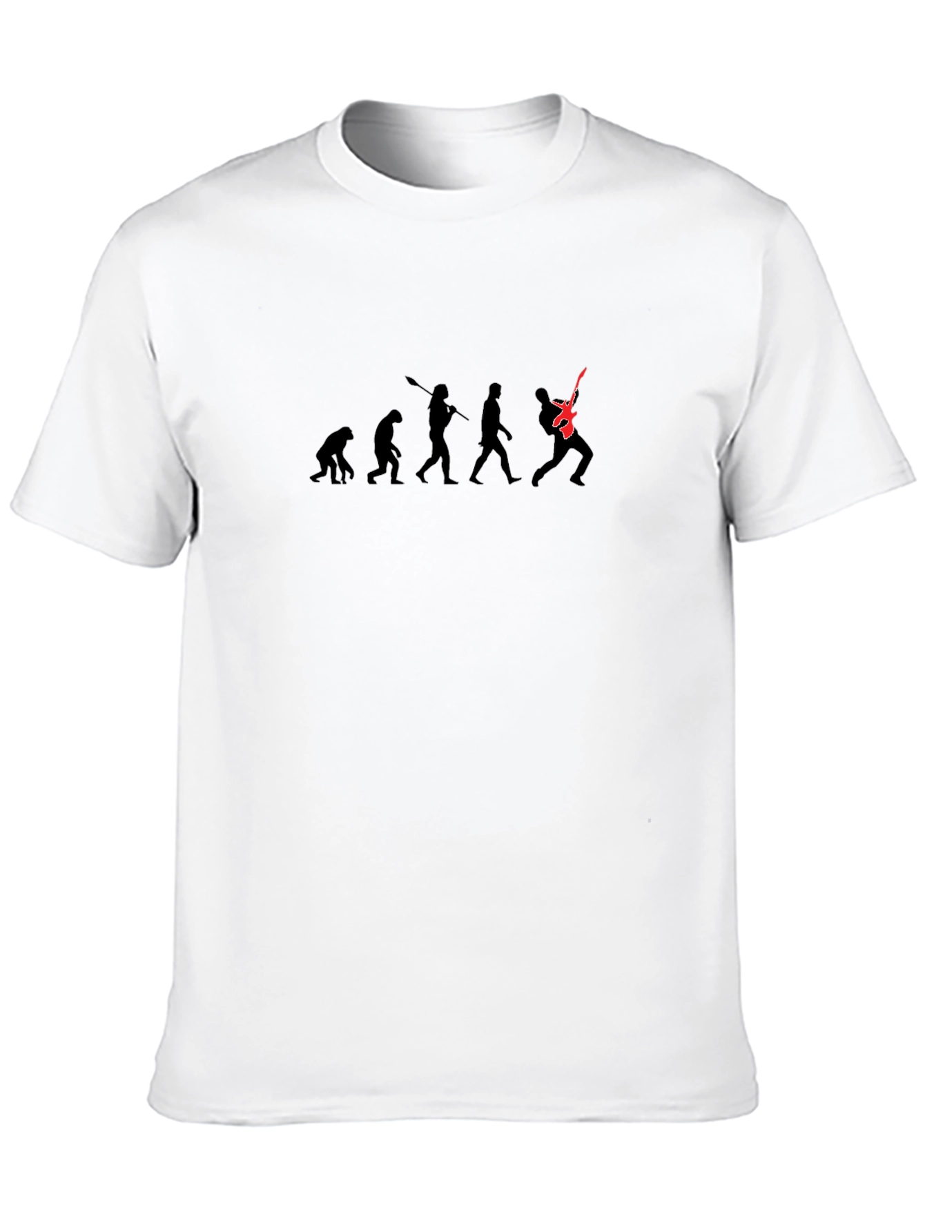 Evolution of Rock T-Shirt - Black Graphic Tee