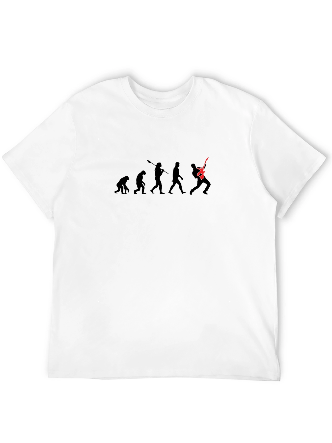 Evolution of Rock T-Shirt - Black Graphic Tee