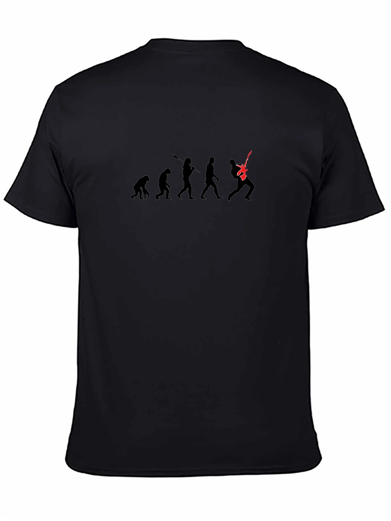 Evolution of Rock T-Shirt - Black Graphic Tee