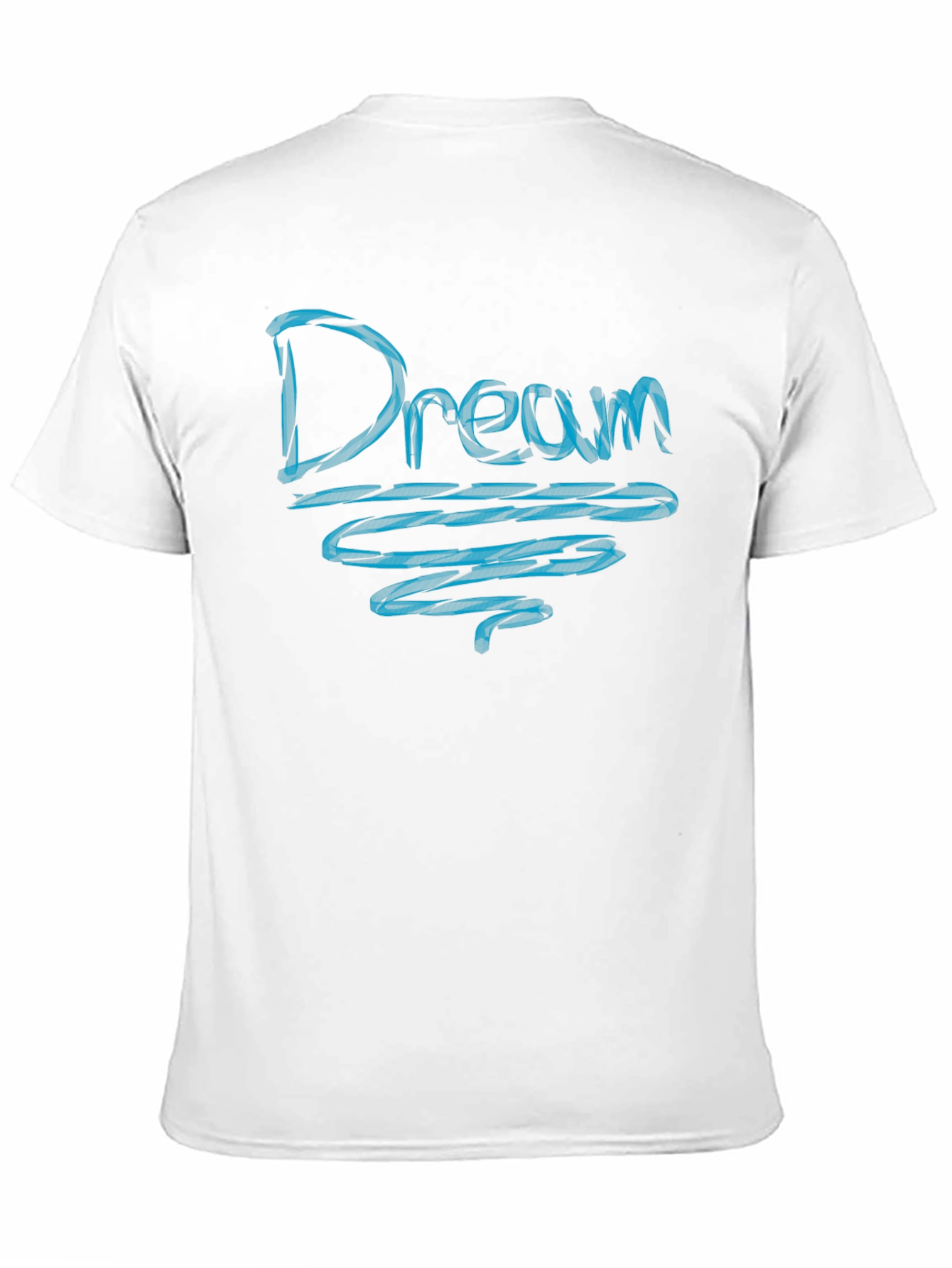Dream Graphic Tee - Blue Design on Black