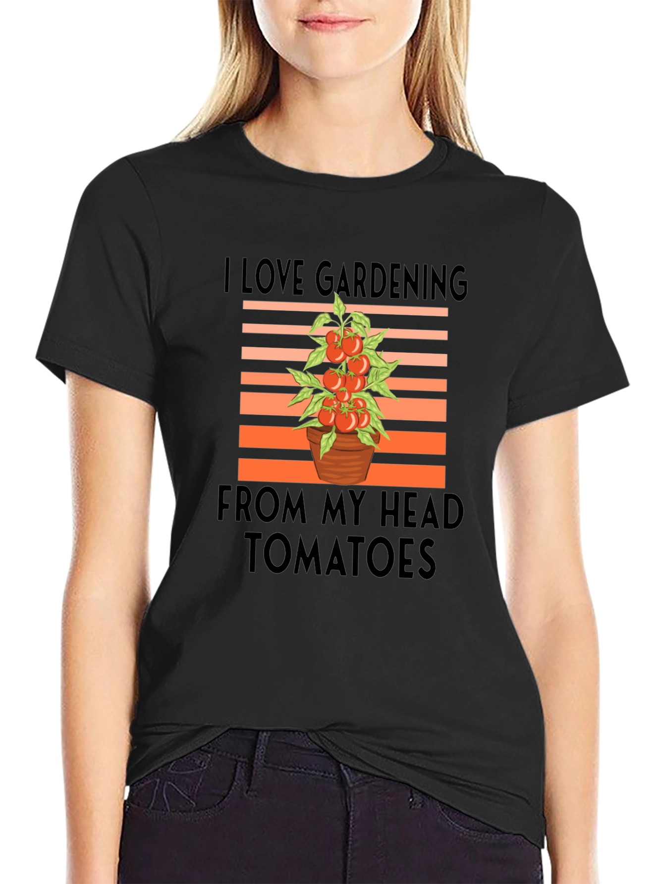 Gardening Tomato Head T-Shirt - Gardeners Tee