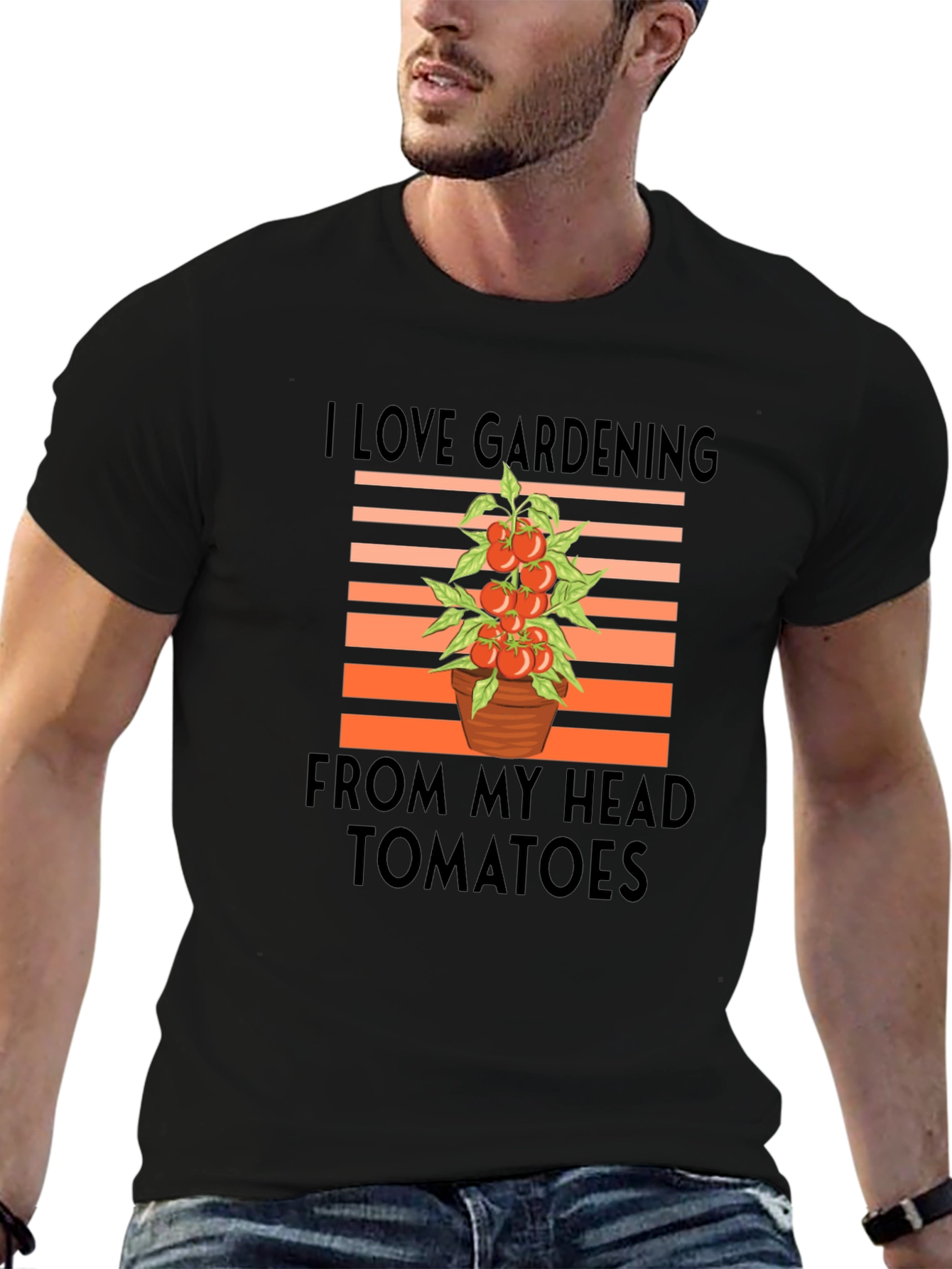 Gardening Tomato Head T-Shirt - Gardeners Tee