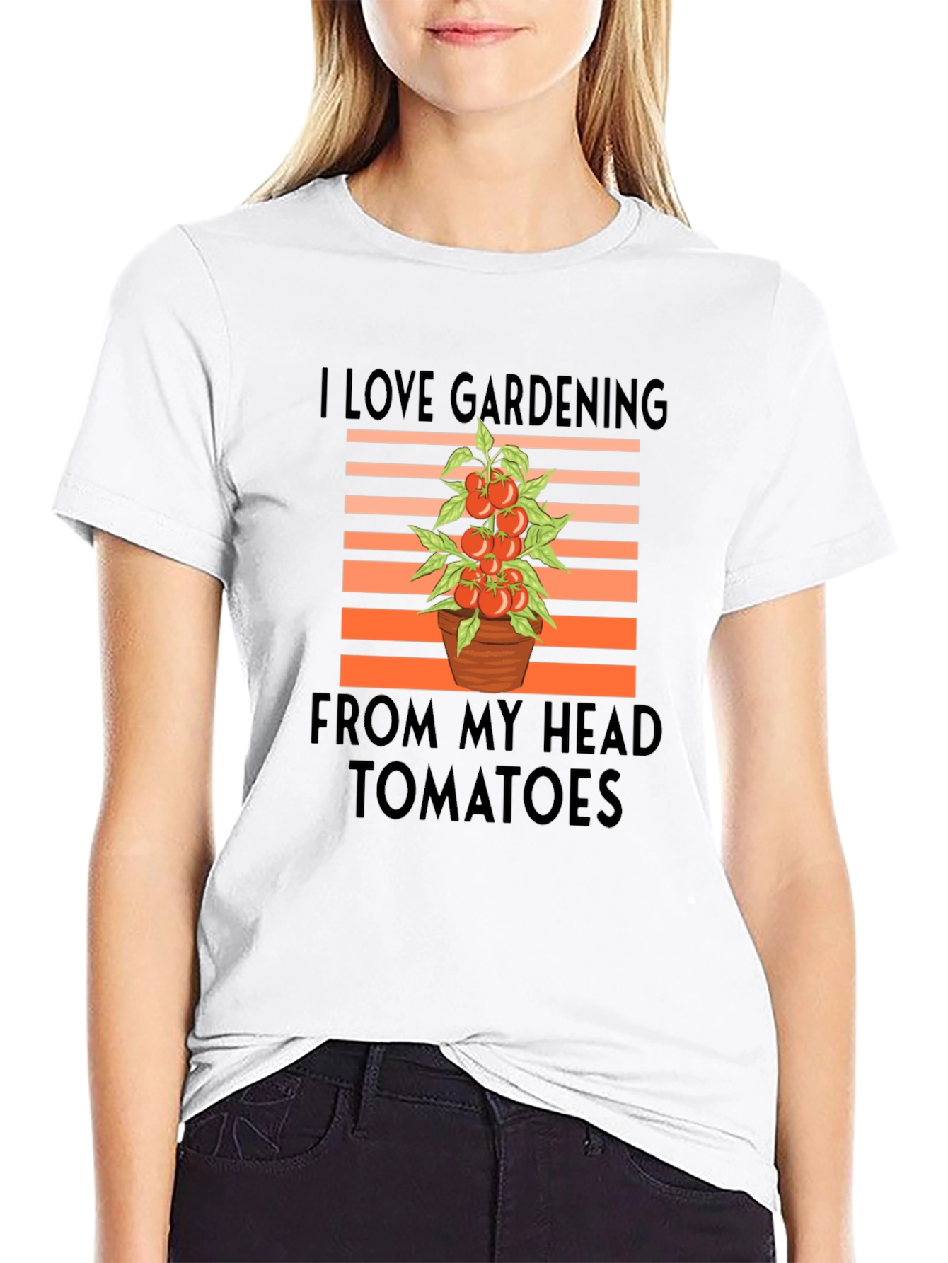 Gardening Tomato Head T-Shirt - Gardeners Tee
