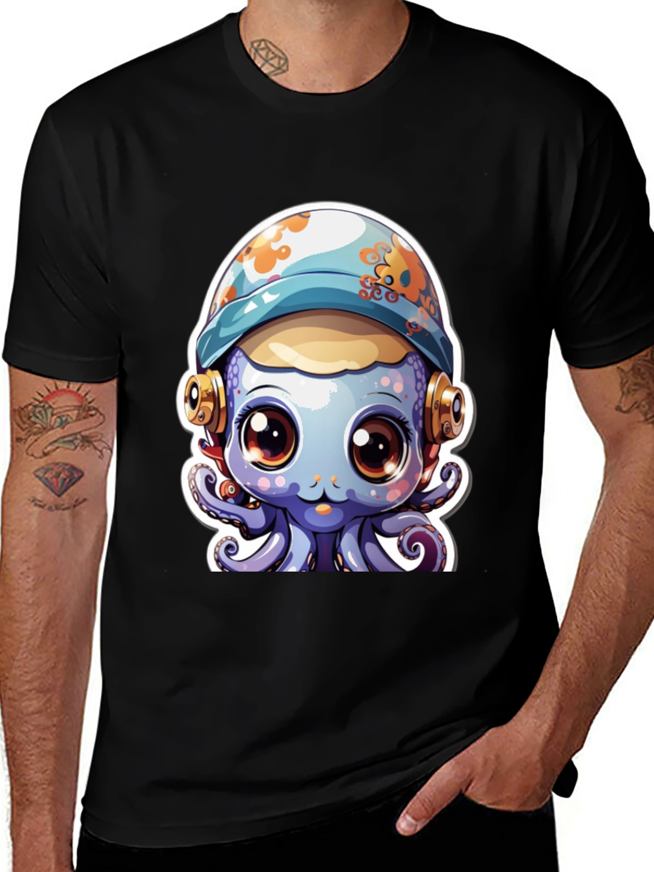 Cute Octopus Tee - Unique Graphic T-Shirt