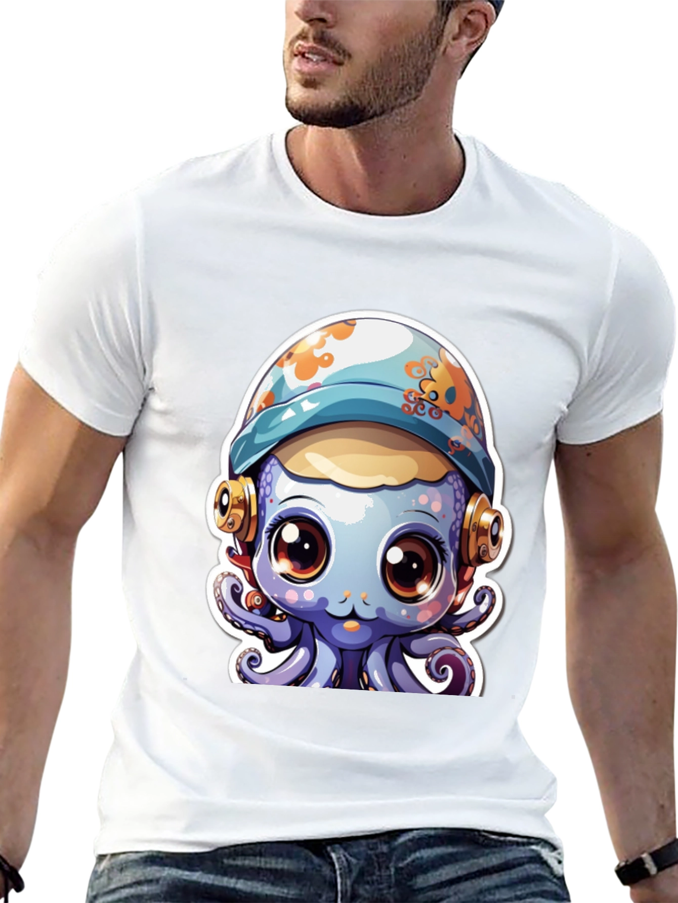 Cute Octopus Tee - Unique Graphic T-Shirt