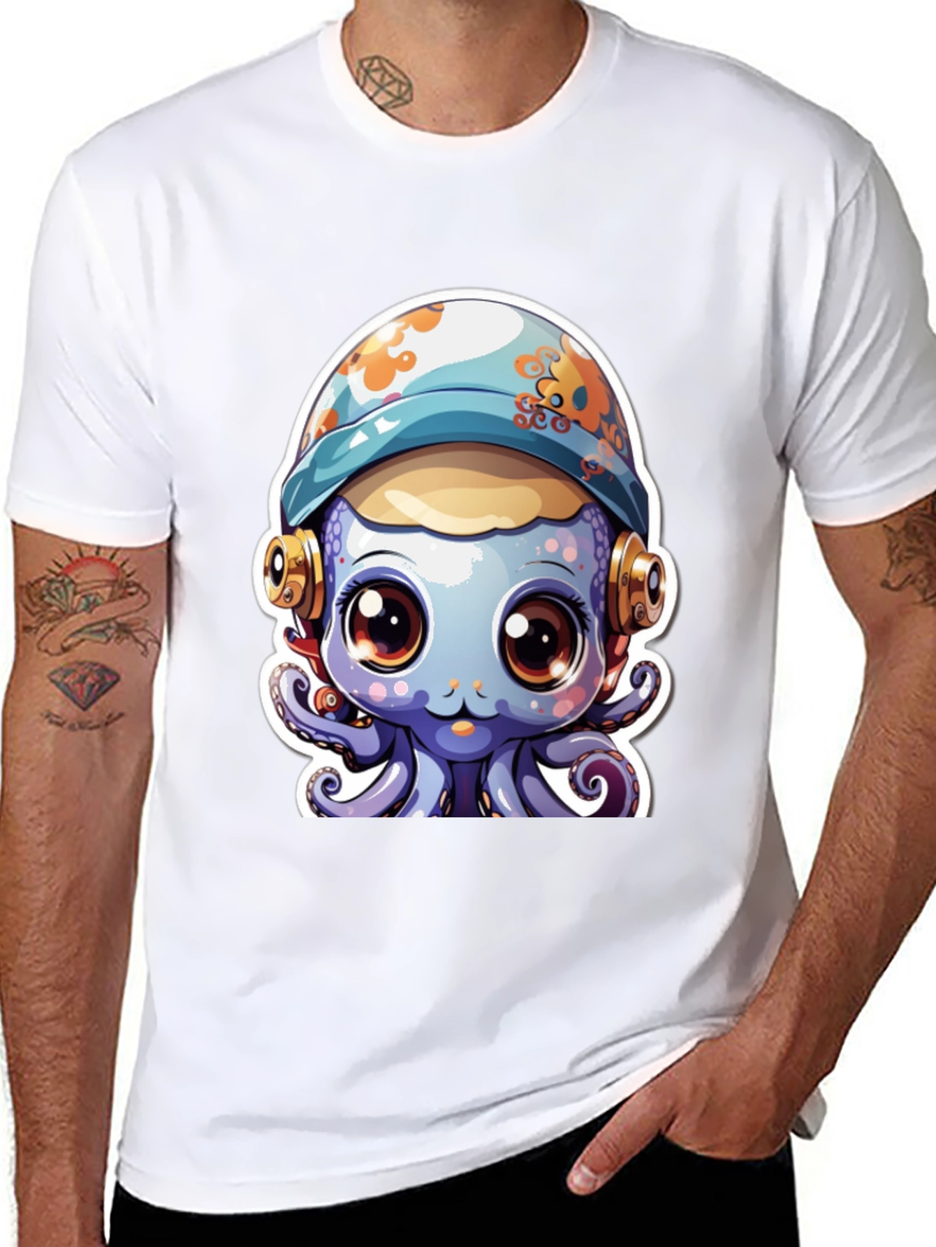Cute Octopus Tee - Unique Graphic T-Shirt