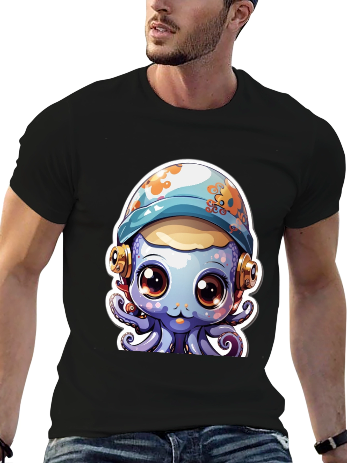 Cute Octopus Tee - Unique Graphic T-Shirt