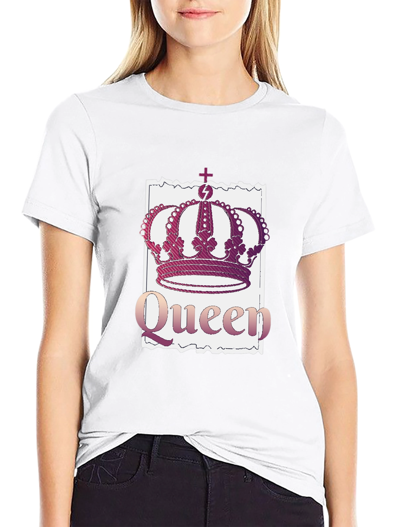 Queen Crown Graphic Tee - Stylish and Trendy