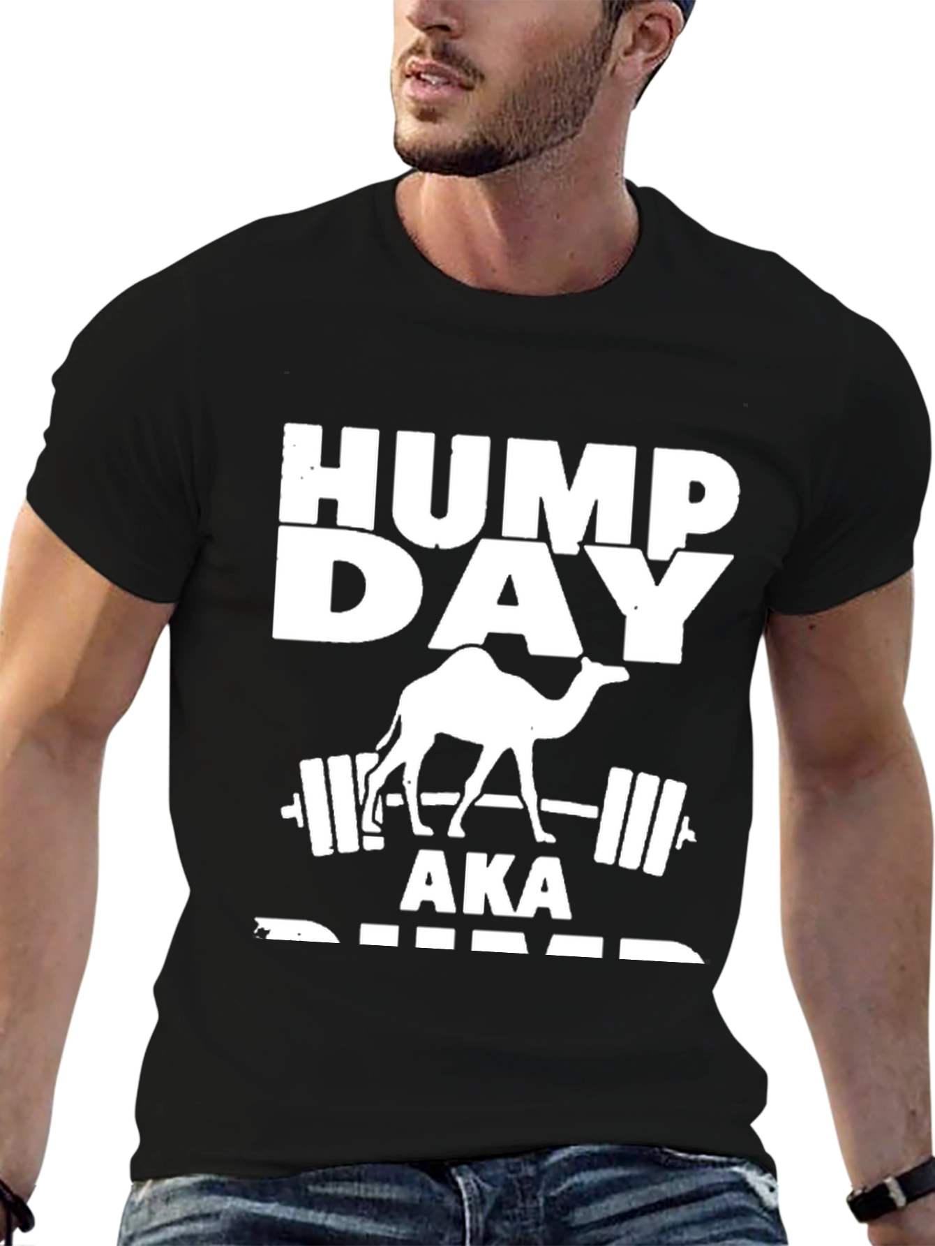 Hump Day Camel Weightlifting T-Shirt