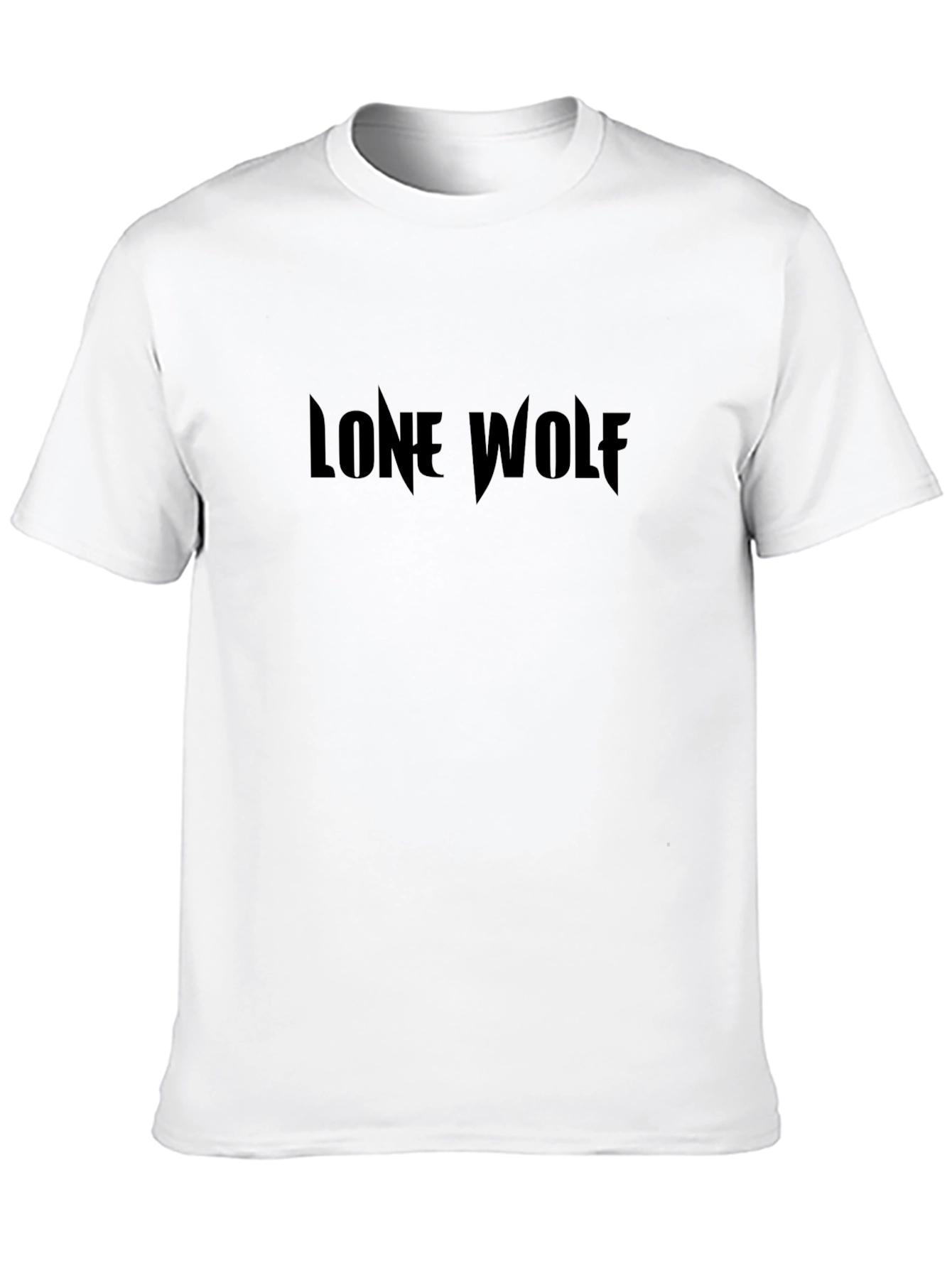 Lone Wolf Graphic Tee - Mens Black T-Shirt