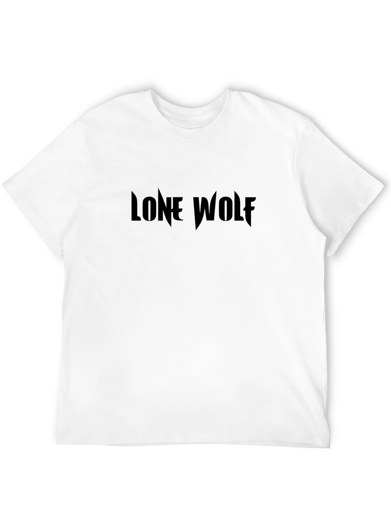 Lone Wolf Graphic Tee - Mens Black T-Shirt