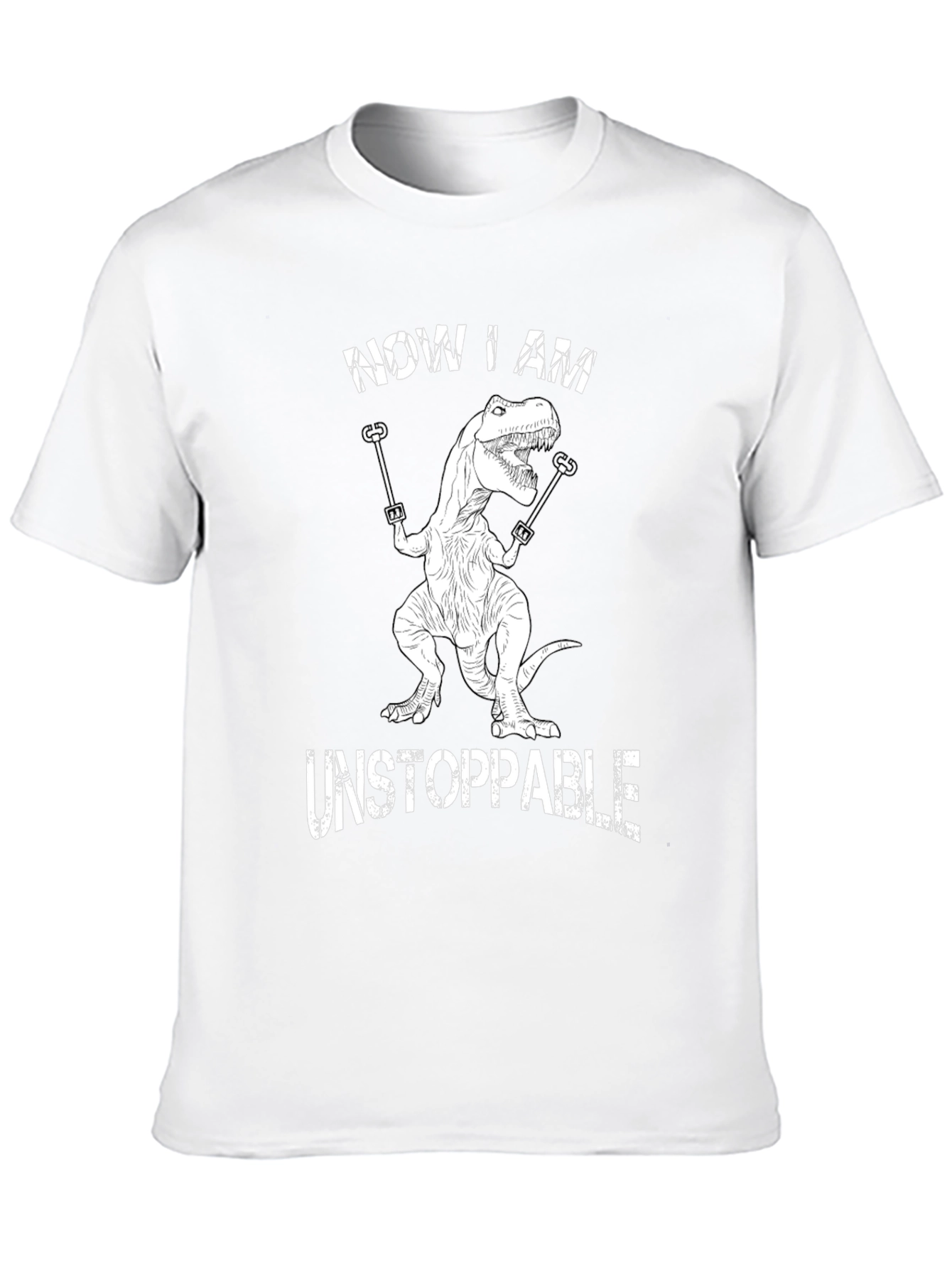 Unstoppable T-Rex Graphic Tee - Funny Dinosaur Shirt