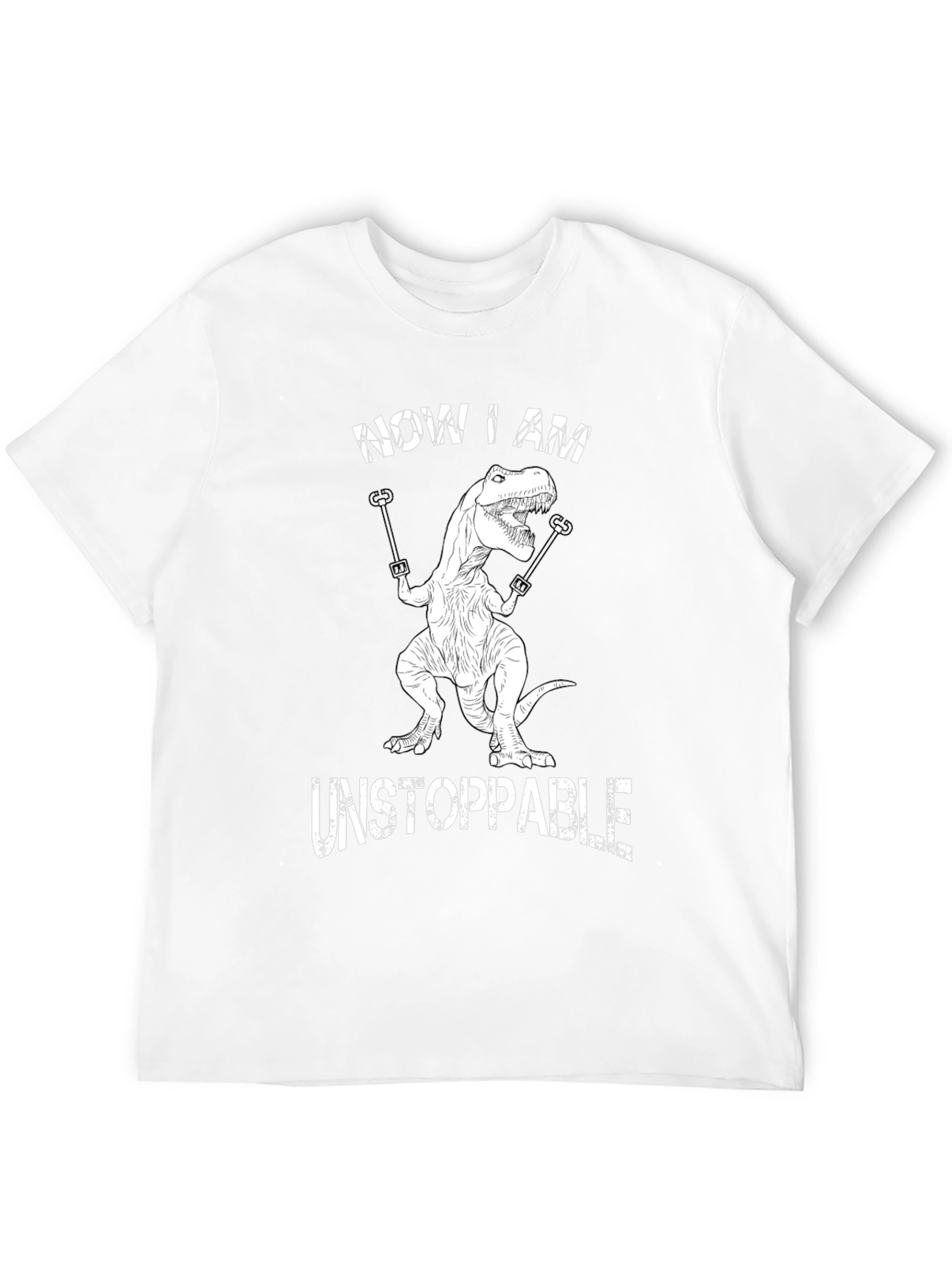 Unstoppable T-Rex Graphic Tee - Funny Dinosaur Shirt