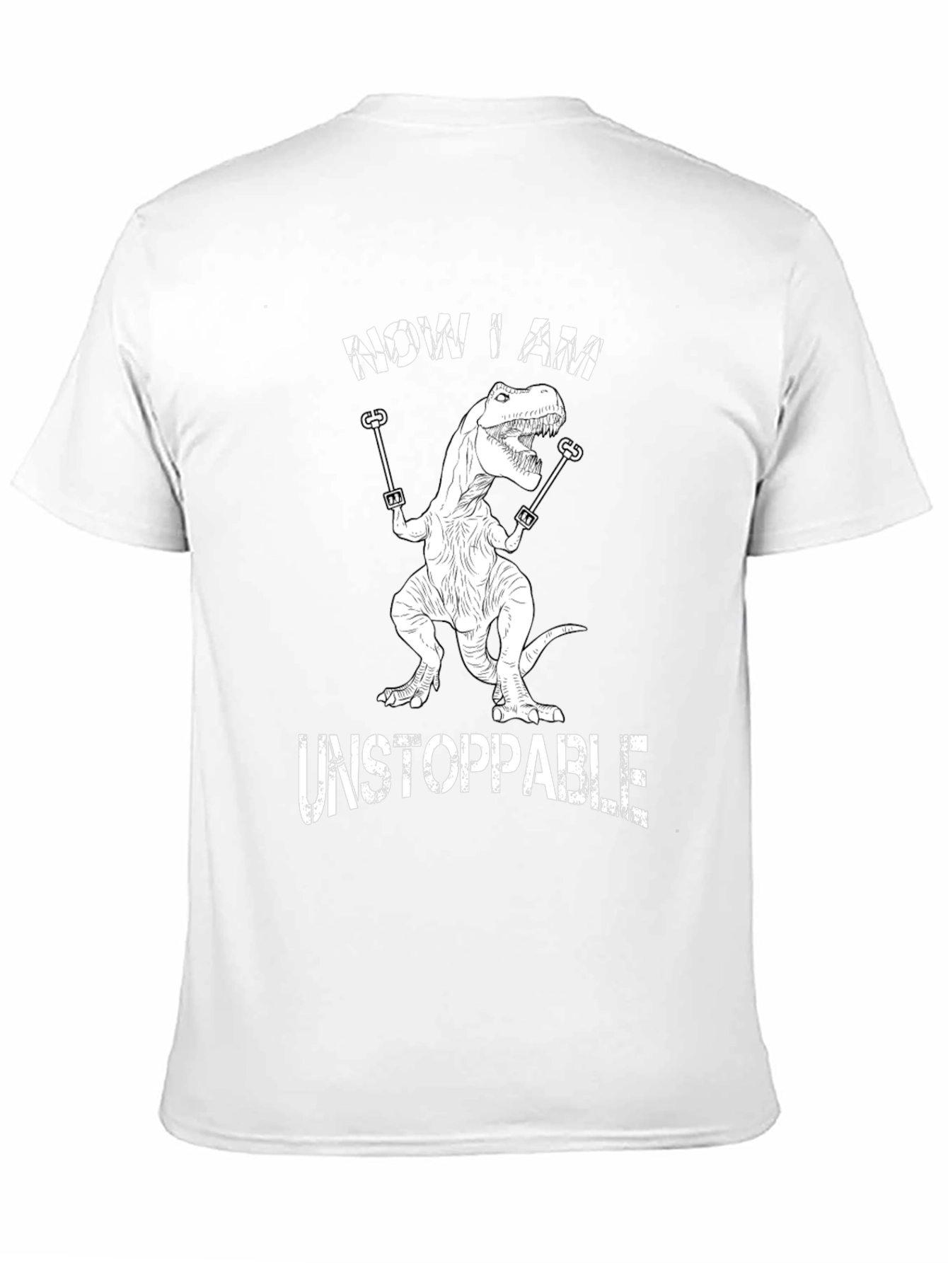 Unstoppable T-Rex Graphic Tee - Funny Dinosaur Shirt
