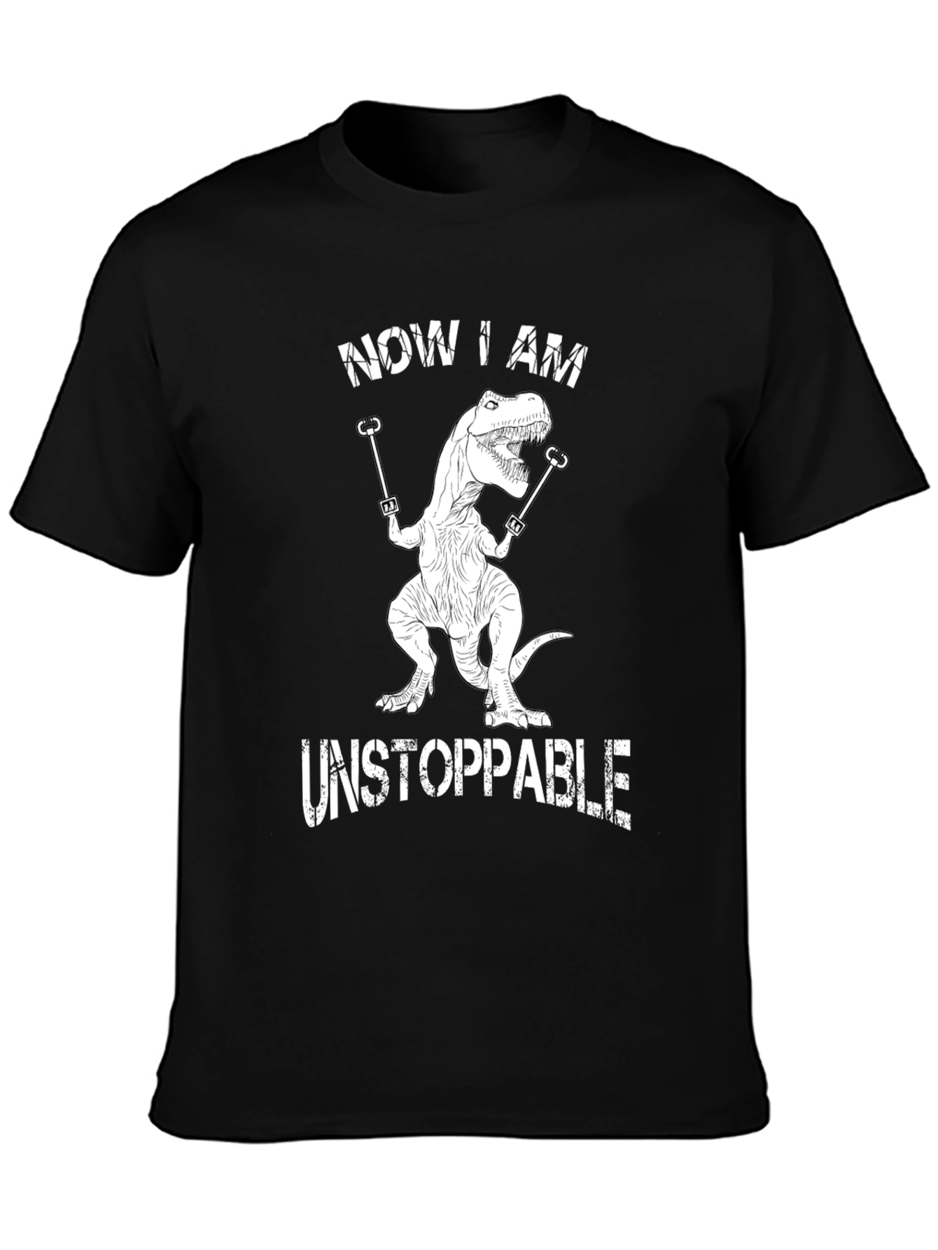 Unstoppable T-Rex Graphic Tee - Funny Dinosaur Shirt