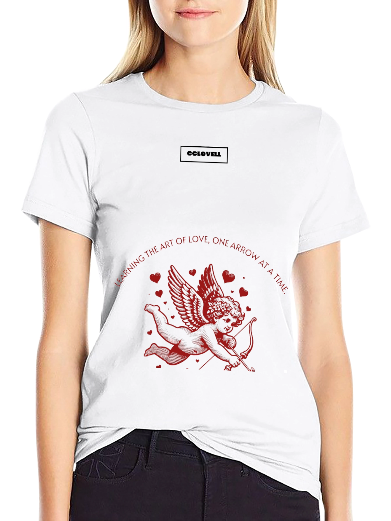 Cupids Arrow Graphic Tee - Black