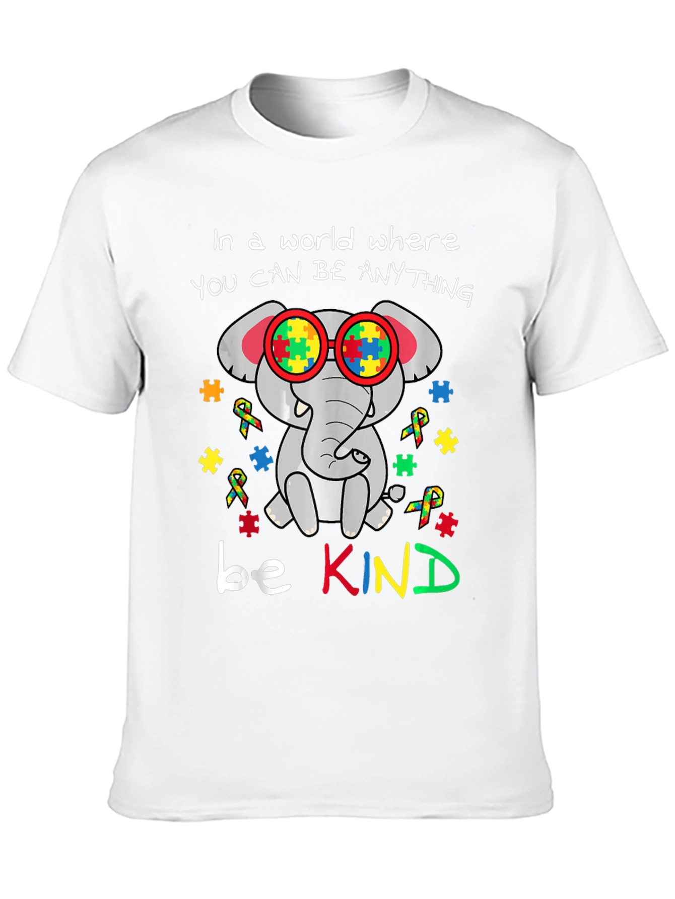 Be Kind Autism Awareness Graphic Tee
