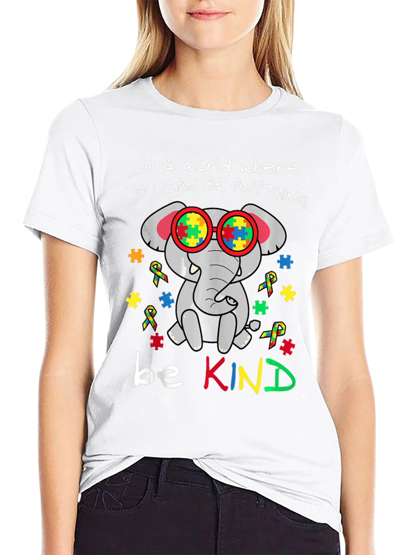 Be Kind Autism Awareness Graphic Tee