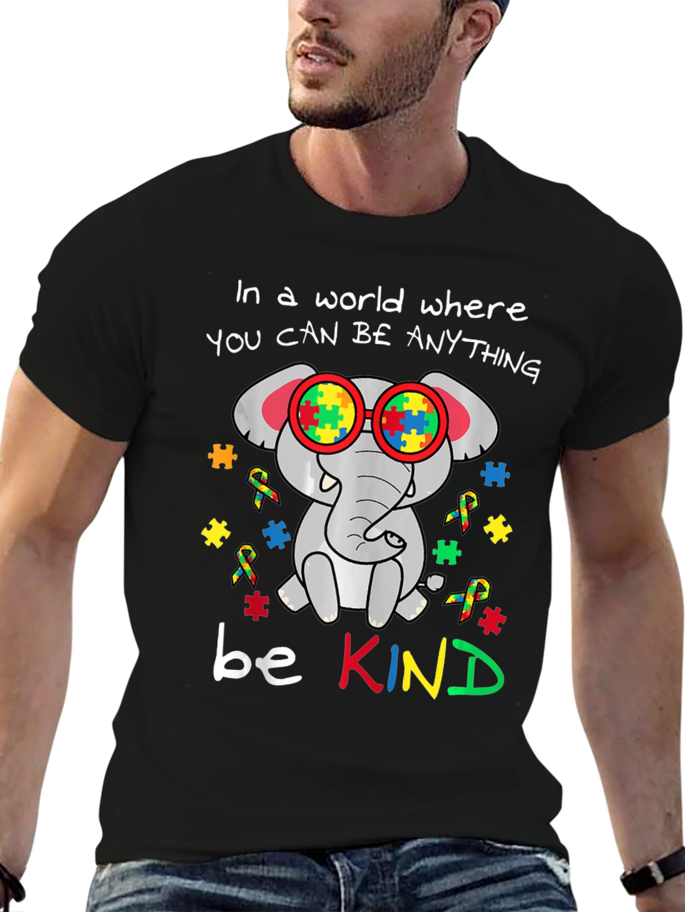Be Kind Autism Awareness Graphic Tee