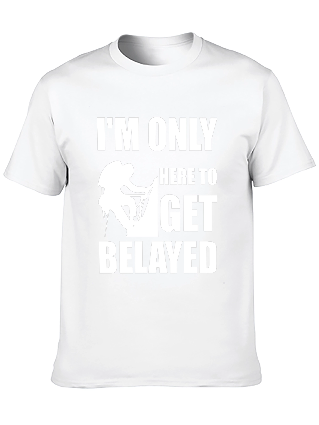 Climbing T-Shirt: Belayed Graphic Tee