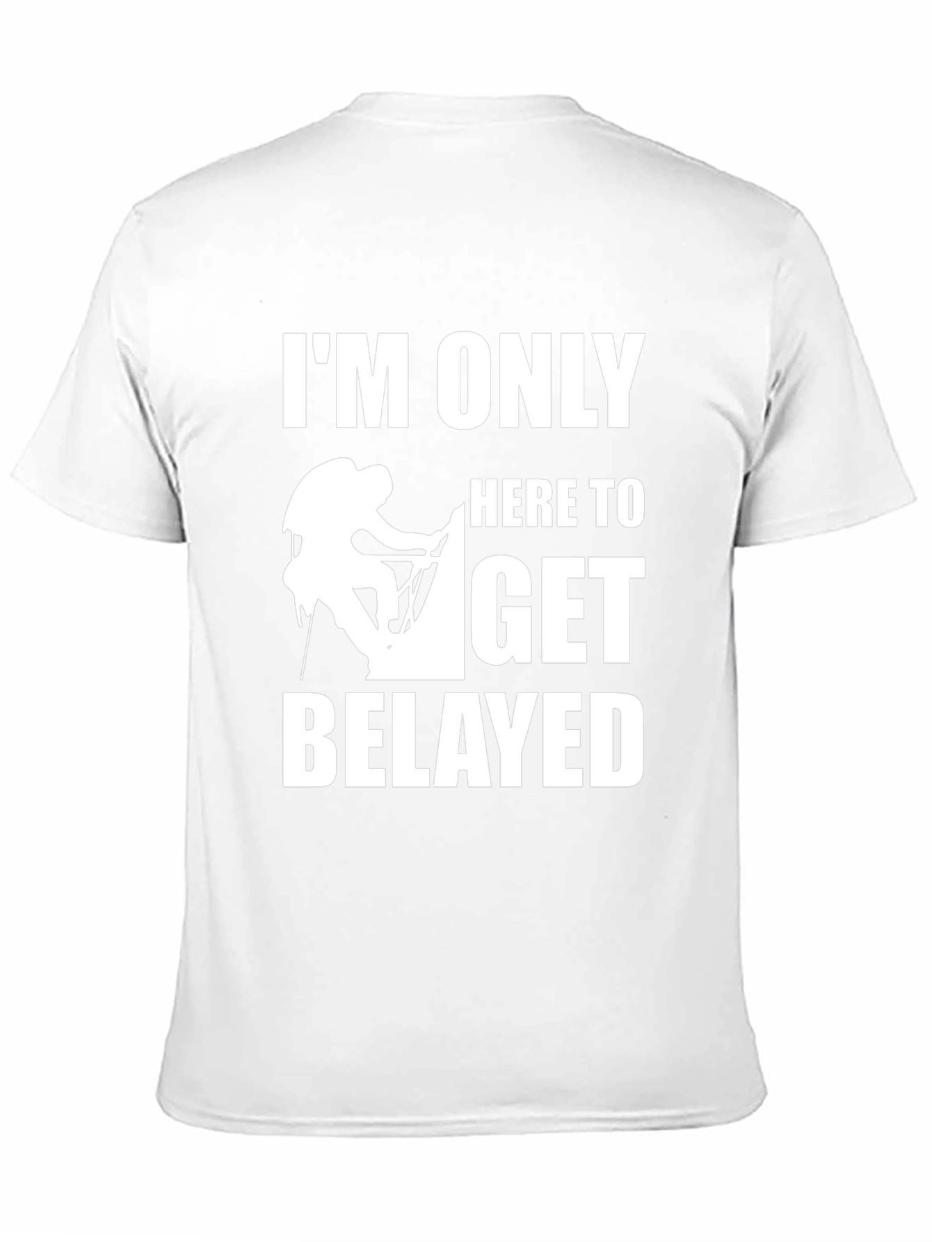 Climbing T-Shirt: Belayed Graphic Tee