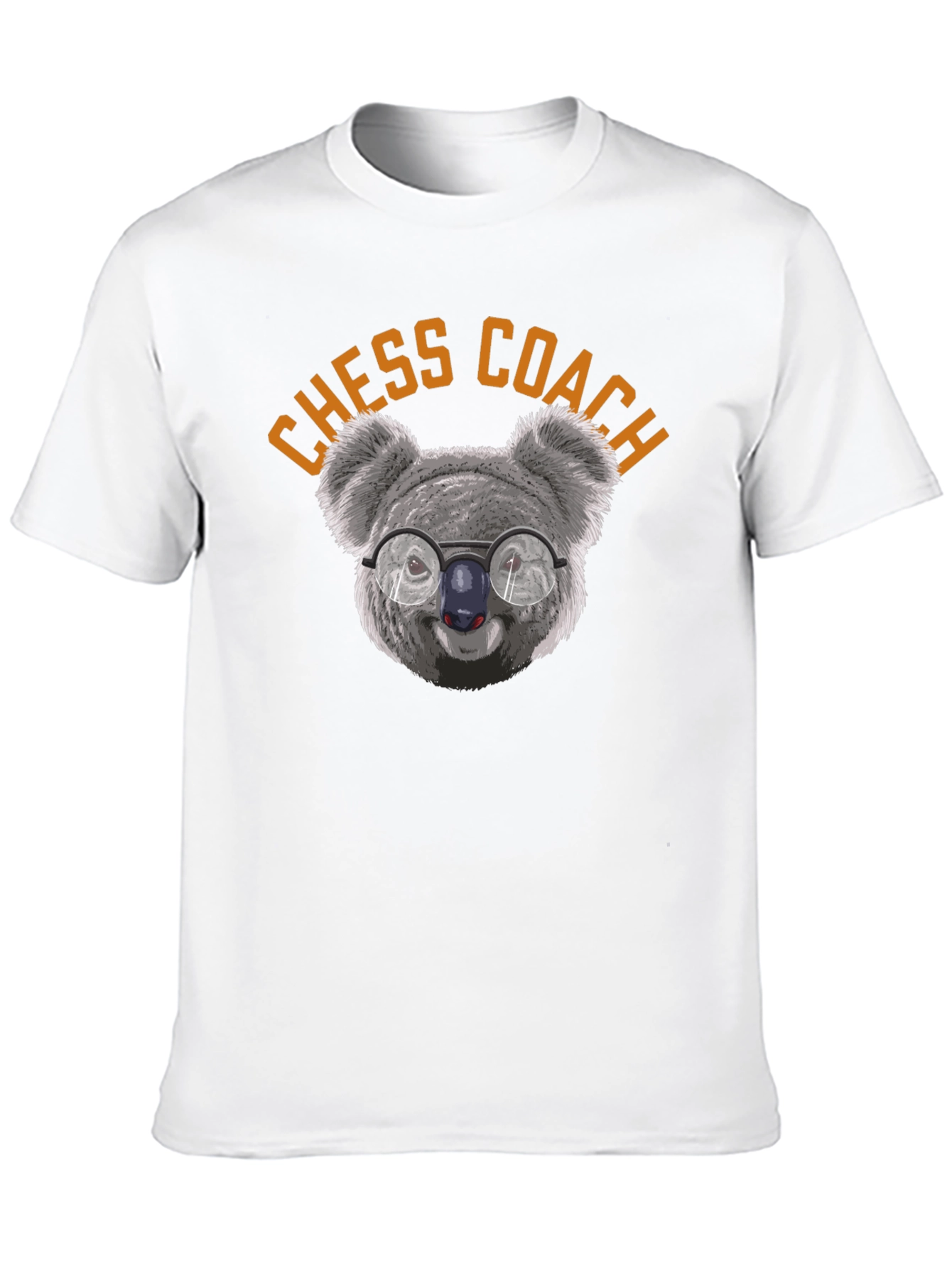 Chess Coach Koala T-Shirt - Smart & Funny Design