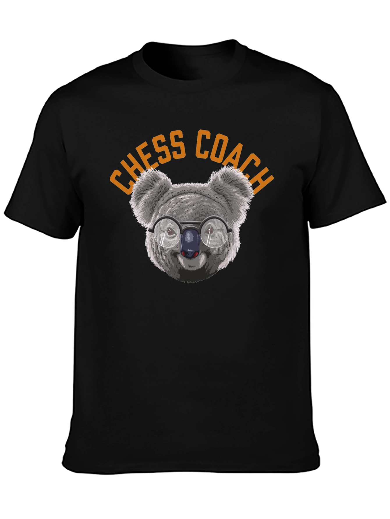 Chess Coach Koala T-Shirt - Smart & Funny Design
