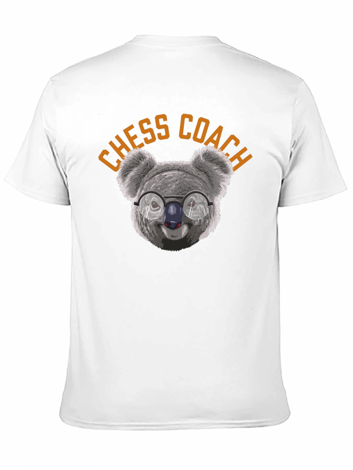 Chess Coach Koala T-Shirt - Smart & Funny Design
