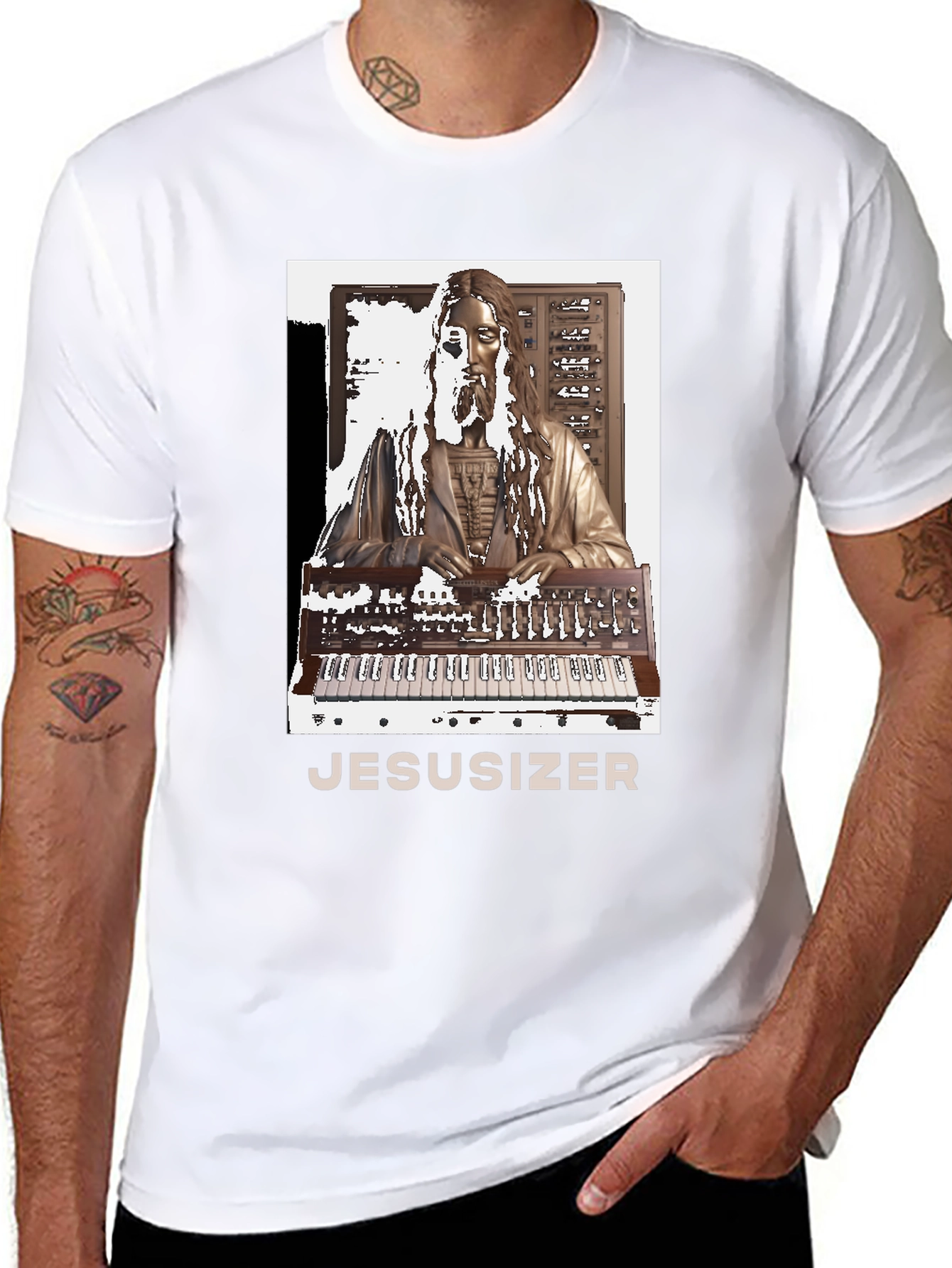 Jesusizer Graphic T-Shirt - Funny Religious Tee