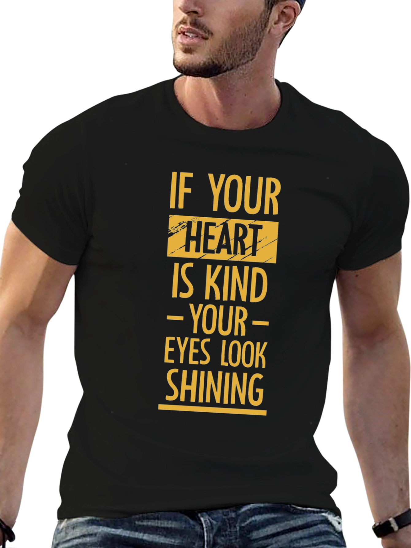 Kind Heart Shining Eyes Graphic Tee