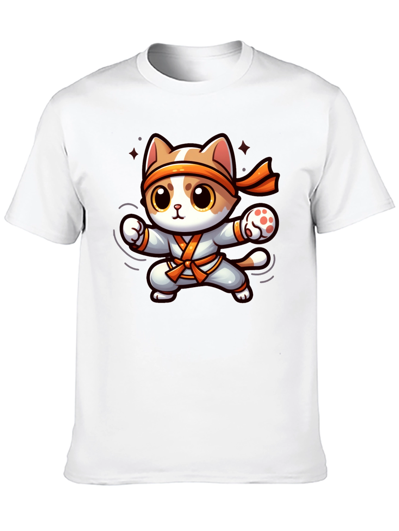 Karate Cat T-Shirt - Black